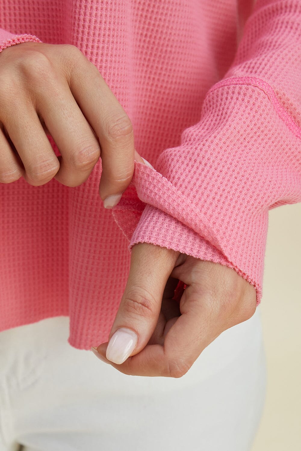 Double Take Full Size High-Low Dropped Shoulder Long Sleeve Hoodie、mySite、camillekostekn