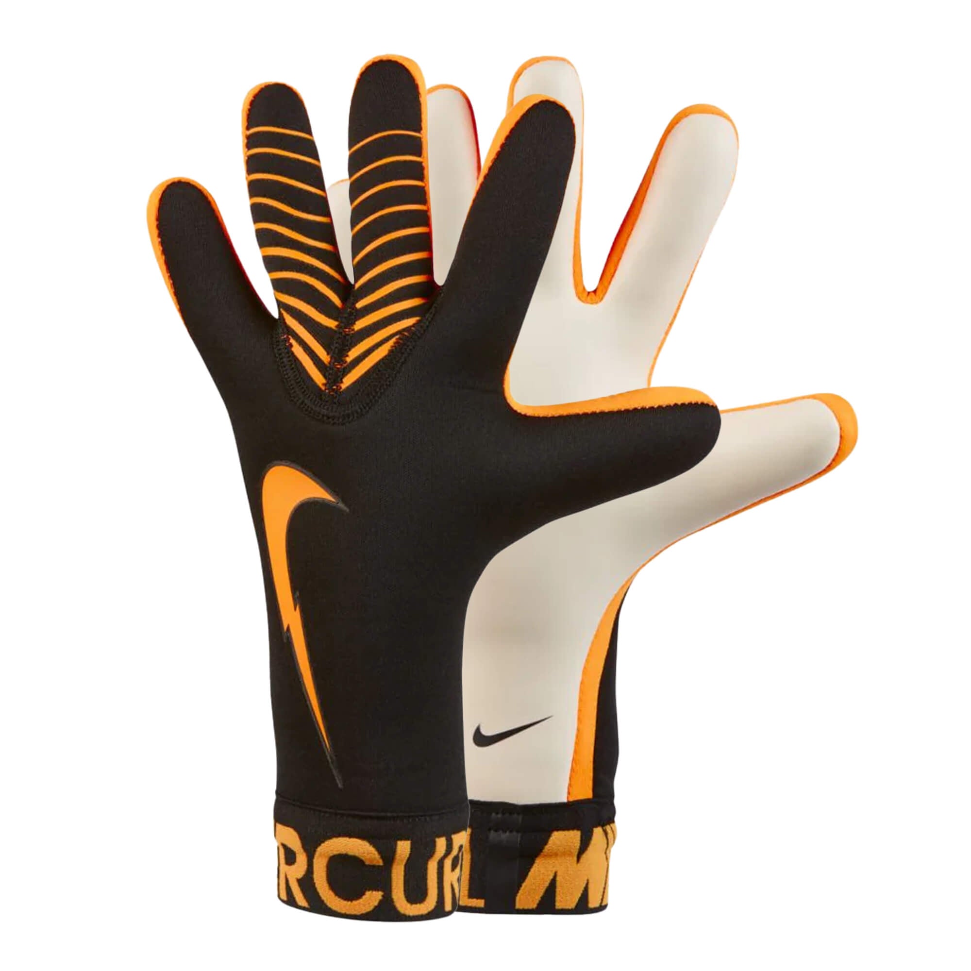 Nike Men's Mercurial Touch Victory Goalkeeper Gloves Black/Gold、mySite、noshort
