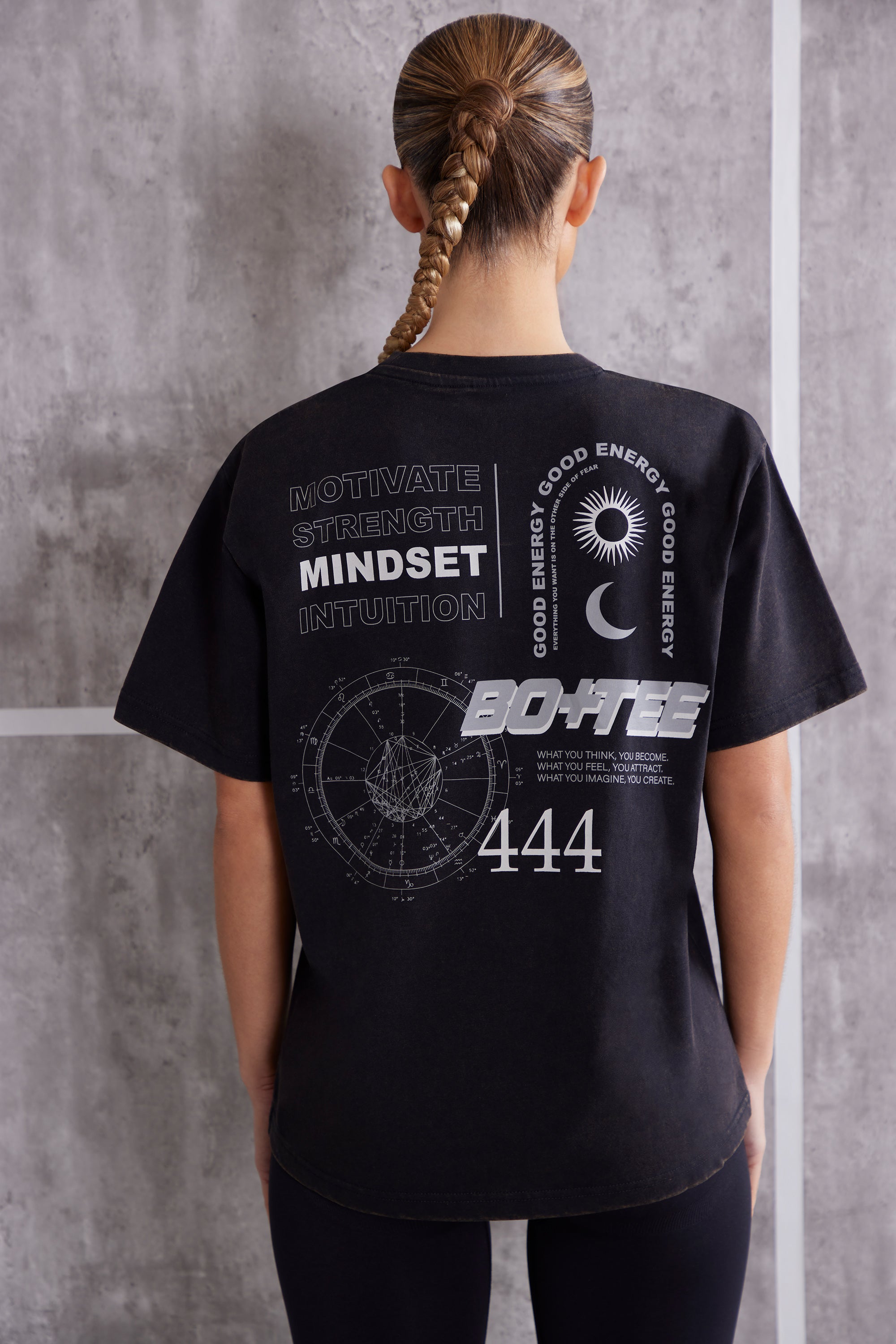 Oversized T-Shirt in Jet Black、mySite、solidvoid