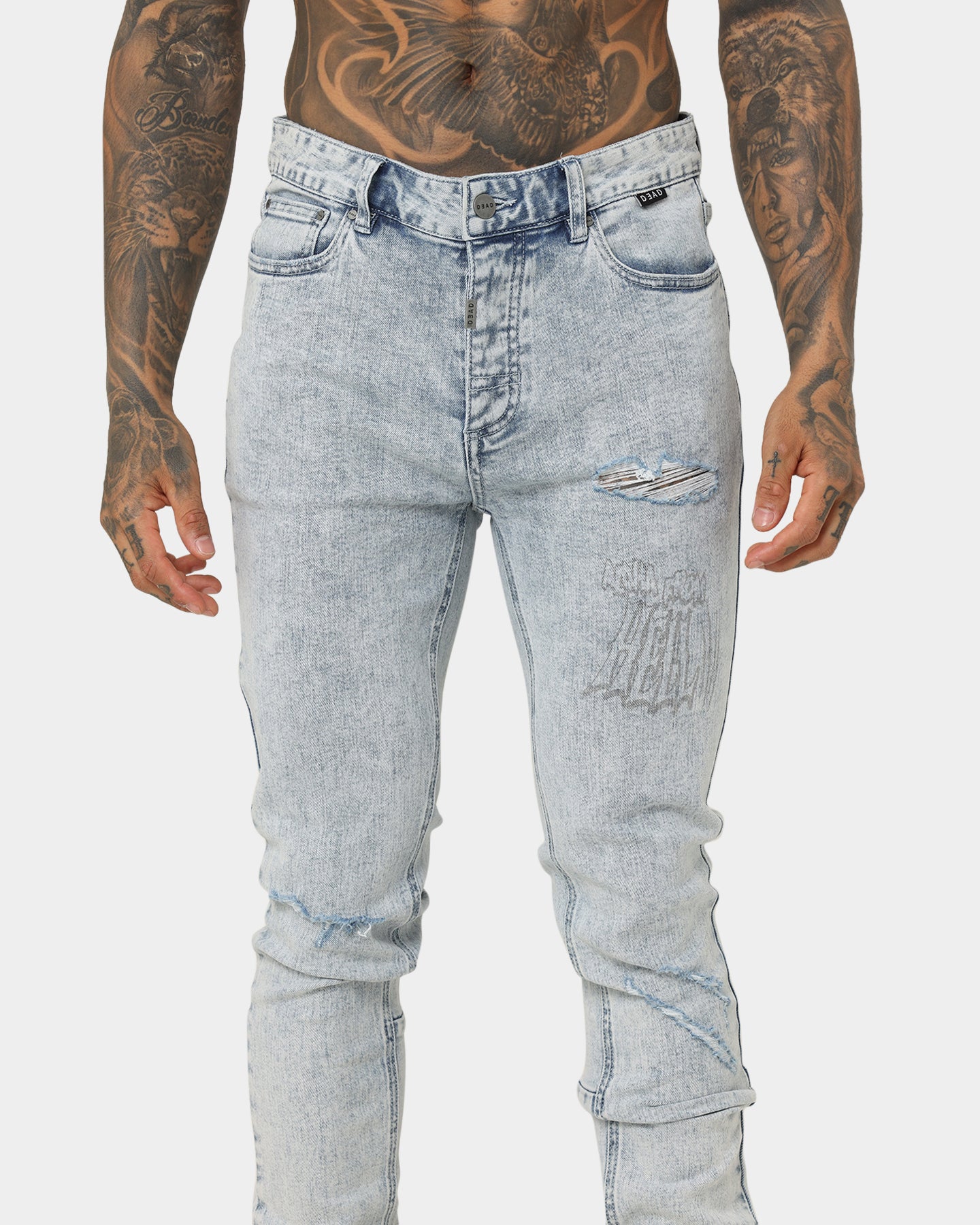 Dead Studios Aloha Destroy Jeans Vintage Indigo、mySite、zt4zffjzw