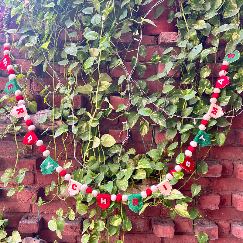 3D Christmas Decor | Merry Christmas Garland | 72 Inches、mySite、camillekostekn