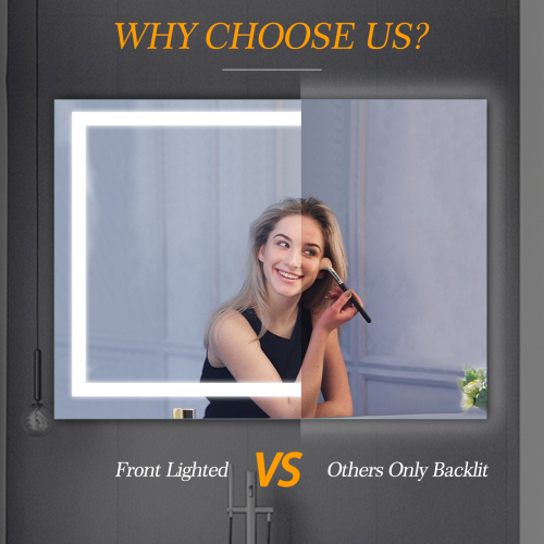 (Same as W134070942/L4004) 72"×36" LED Mirror Light Bathroom,anti-Fog & Dimming Led Bathroom Vanity Mirror、、eastwooduniform