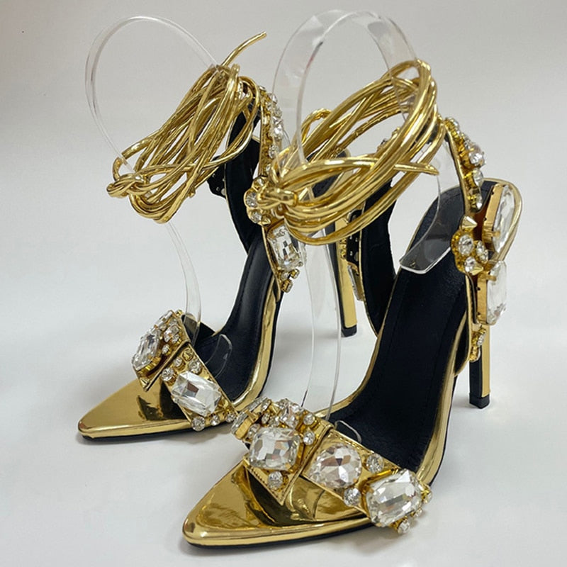  Gold Digger Crystal Heels、mySite、merchandisen