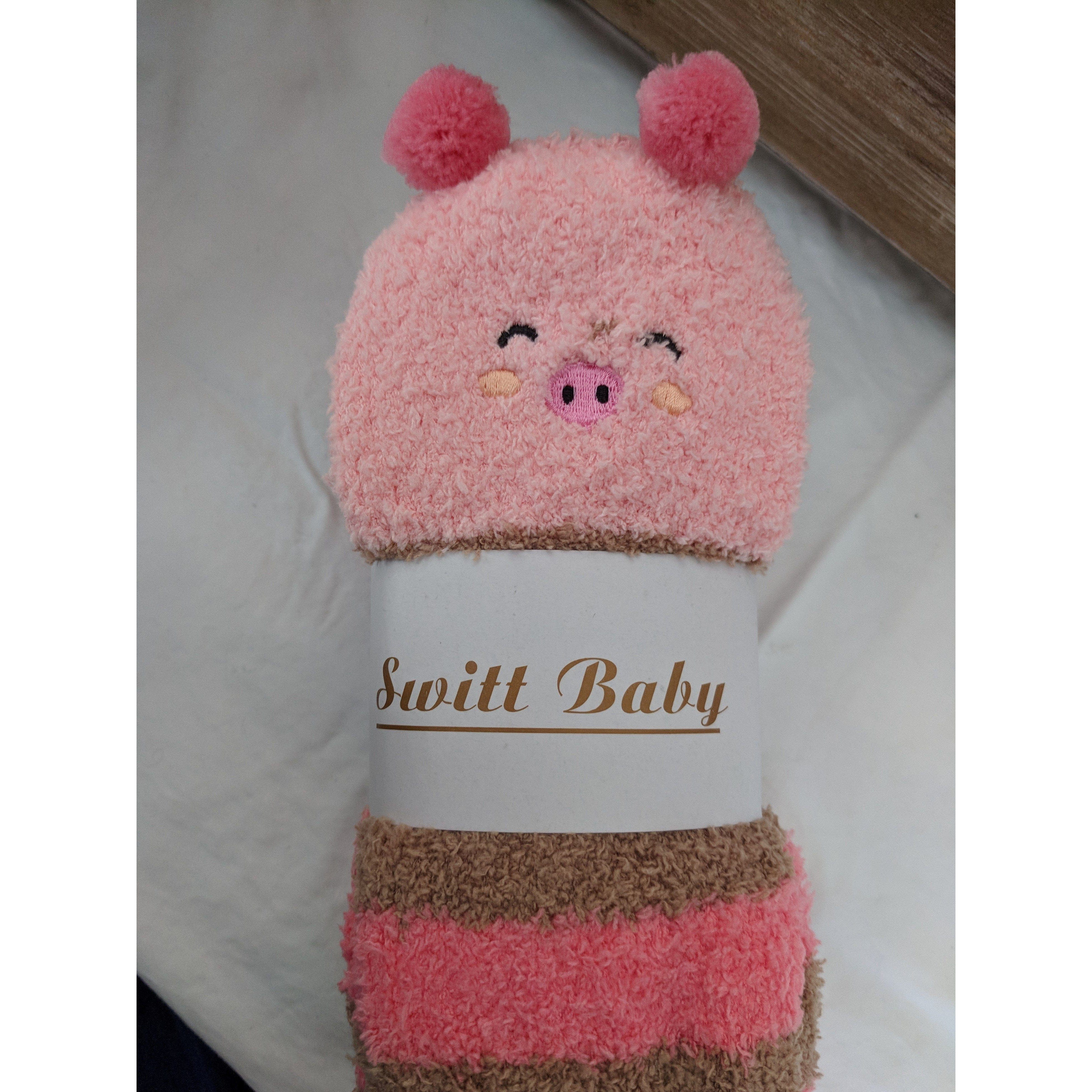 Thigh High Fuzzy Plush Socks, Leggings Adorable Animals to Keep Legs Warm! *、mySite、g9winljtr