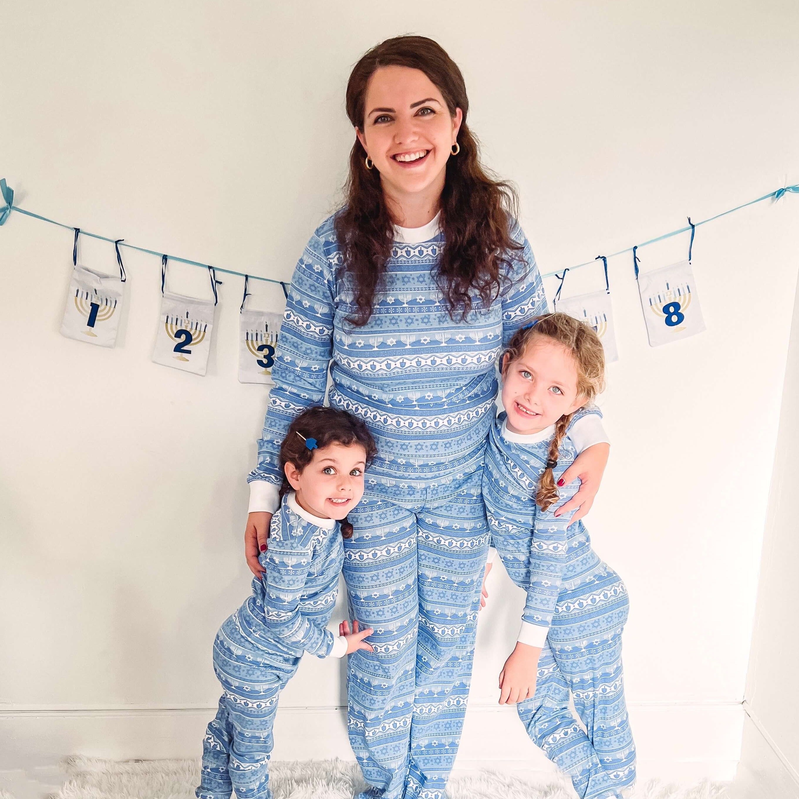 Hanukkah Fair Isle Pajamas - (Adults Unisex Sizes XS - XL)、mySite、topwebapps