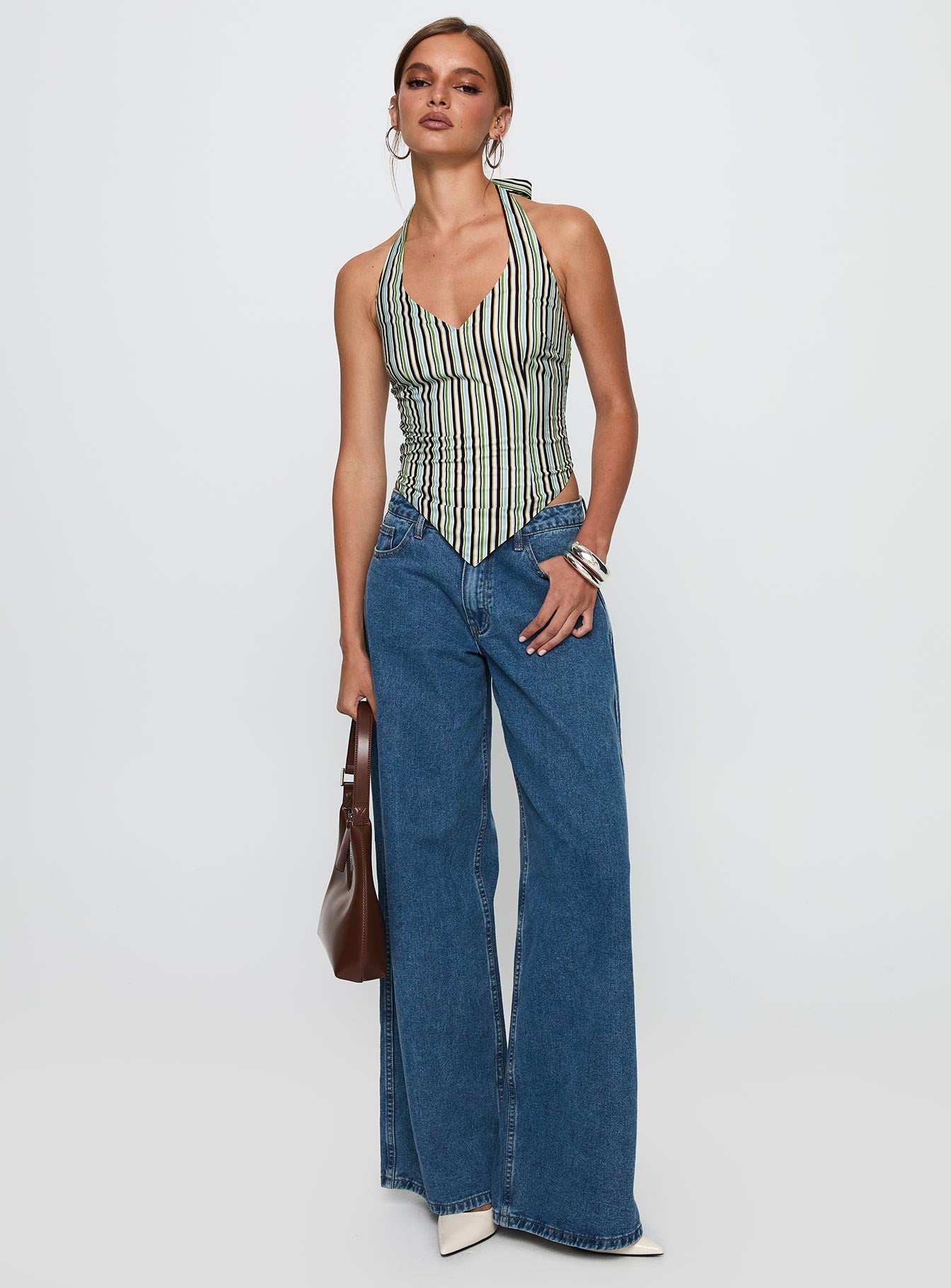 High Gear Halter Top Multi、mySite、solidvoid