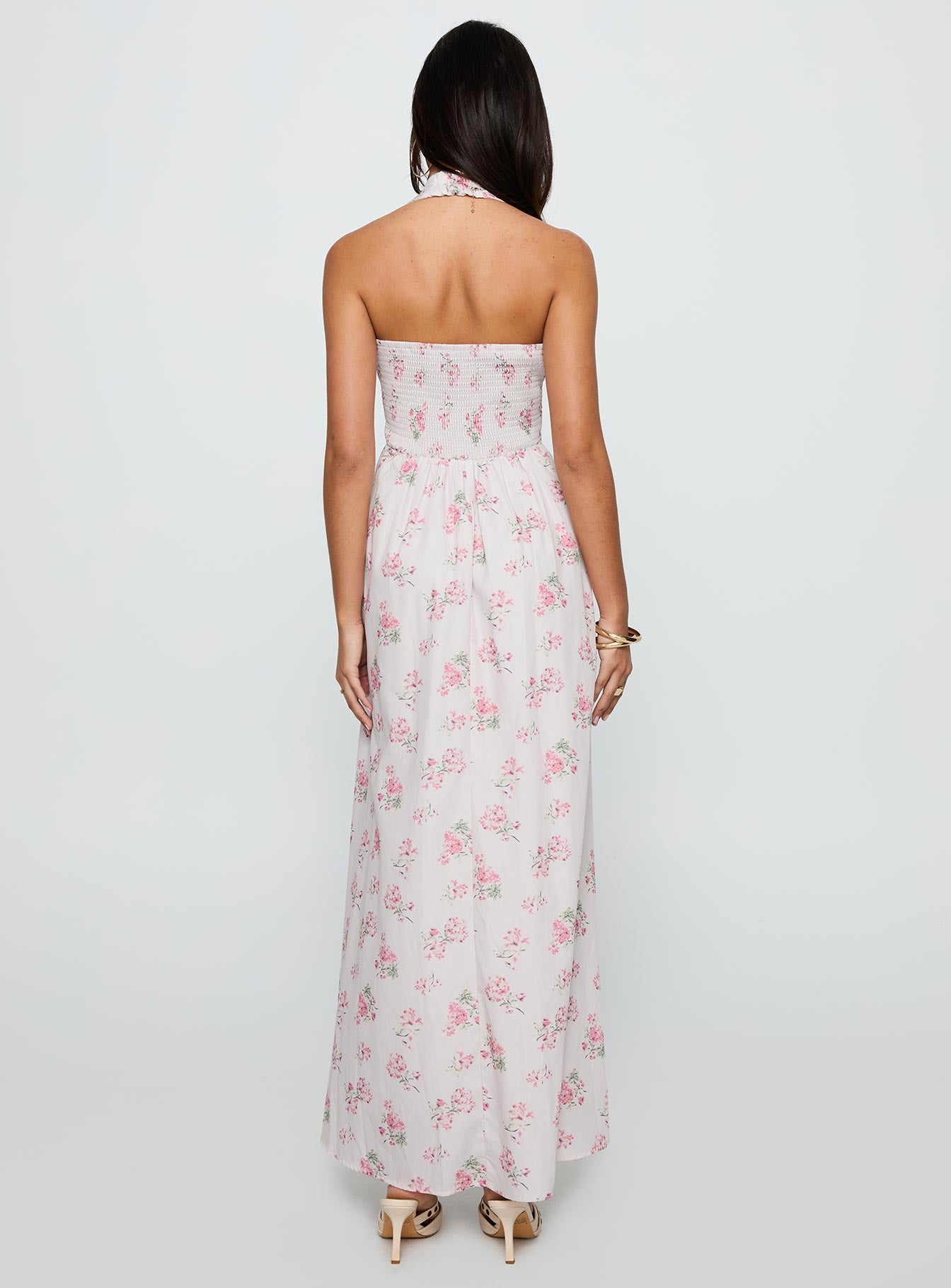 Sunfields Halter Maxi Dress Multi、mySite、solidvoid