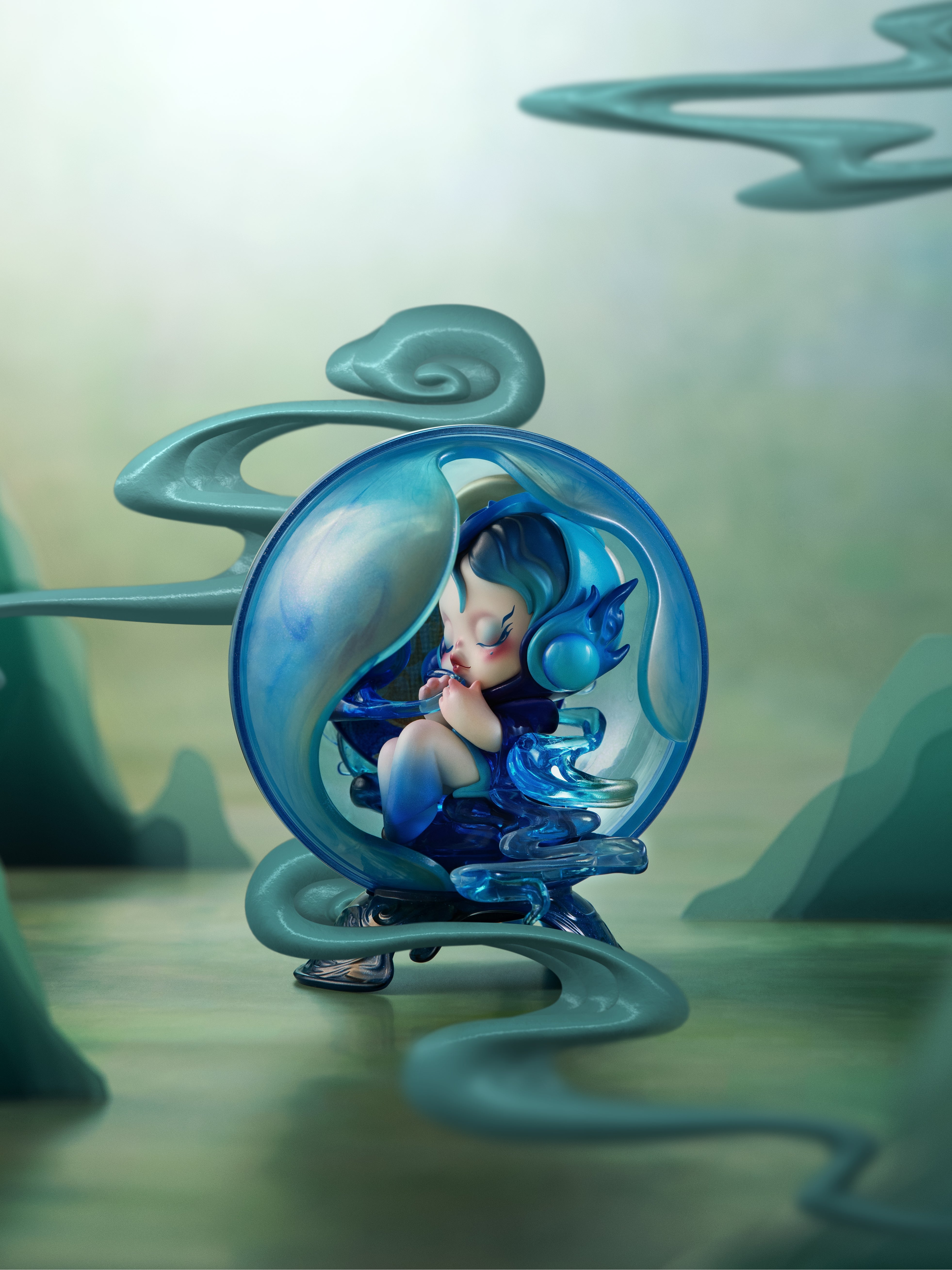  POP MART SKULLPANDA The Mirage Series Figures、mySite、greenlandpopulation