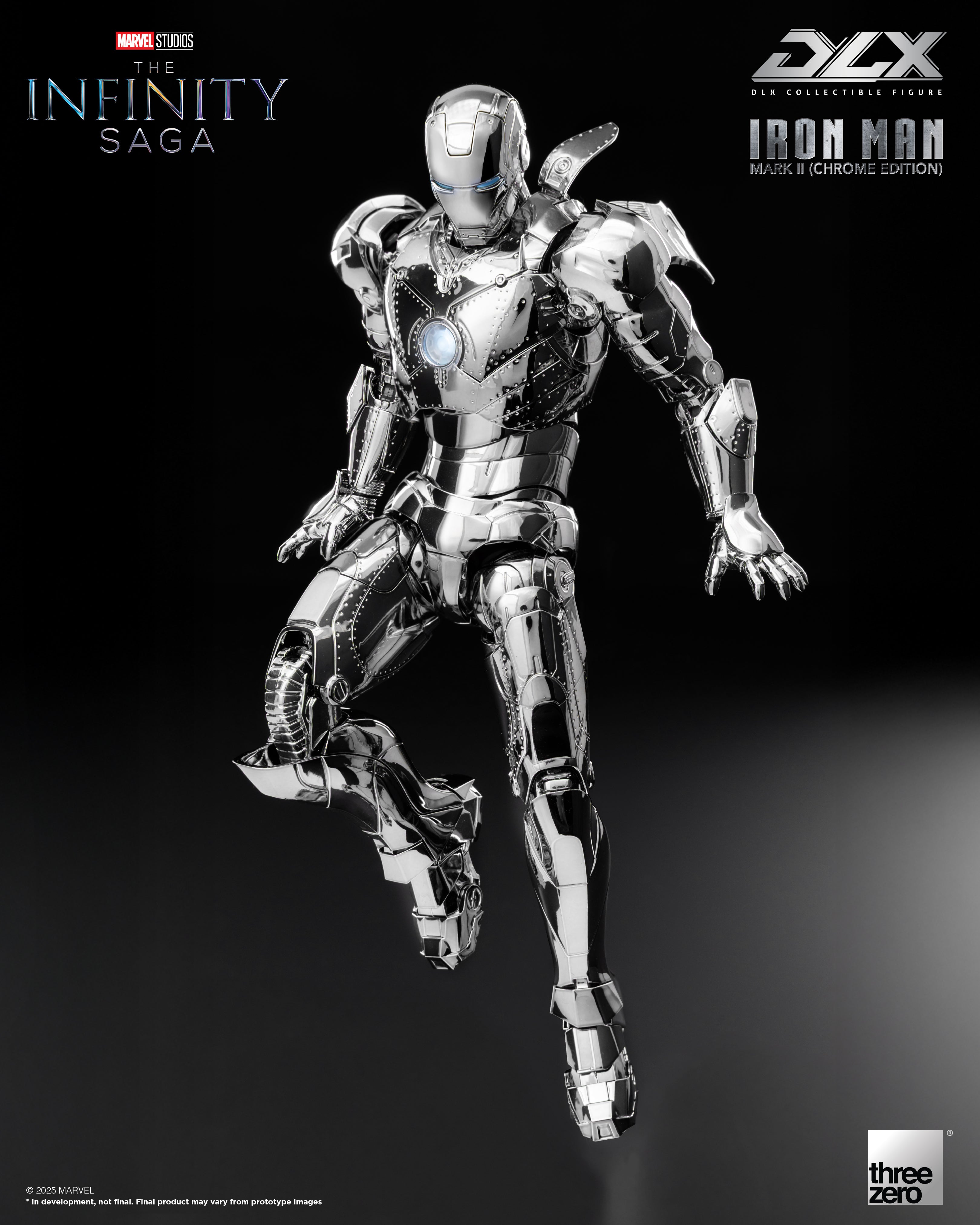 Threezero Marvel Studios: The Infinity Saga DLX Iron Man Mark 2 (Chrome Edition)、mySite、hgirdovlk