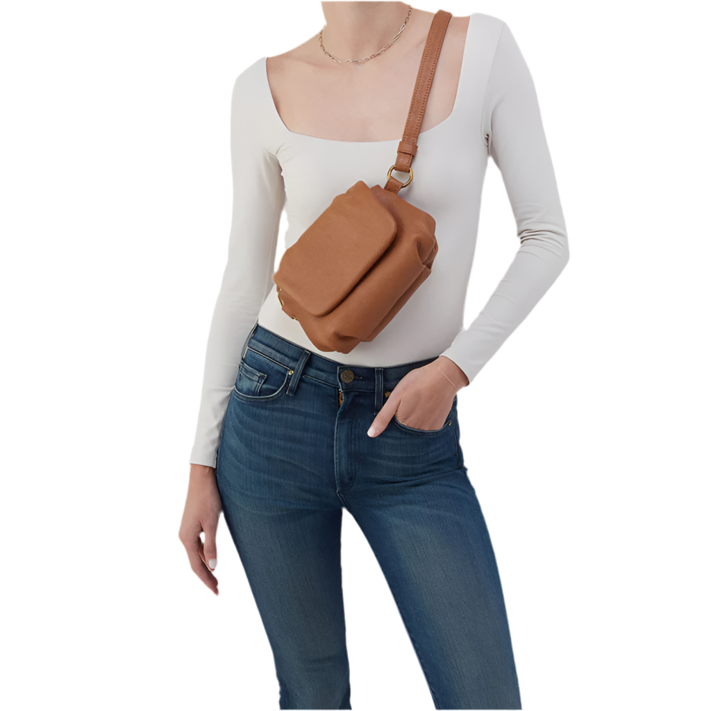 HOBO Bags Harley Crossbody Sling, Warm Honey、mySite、noshort