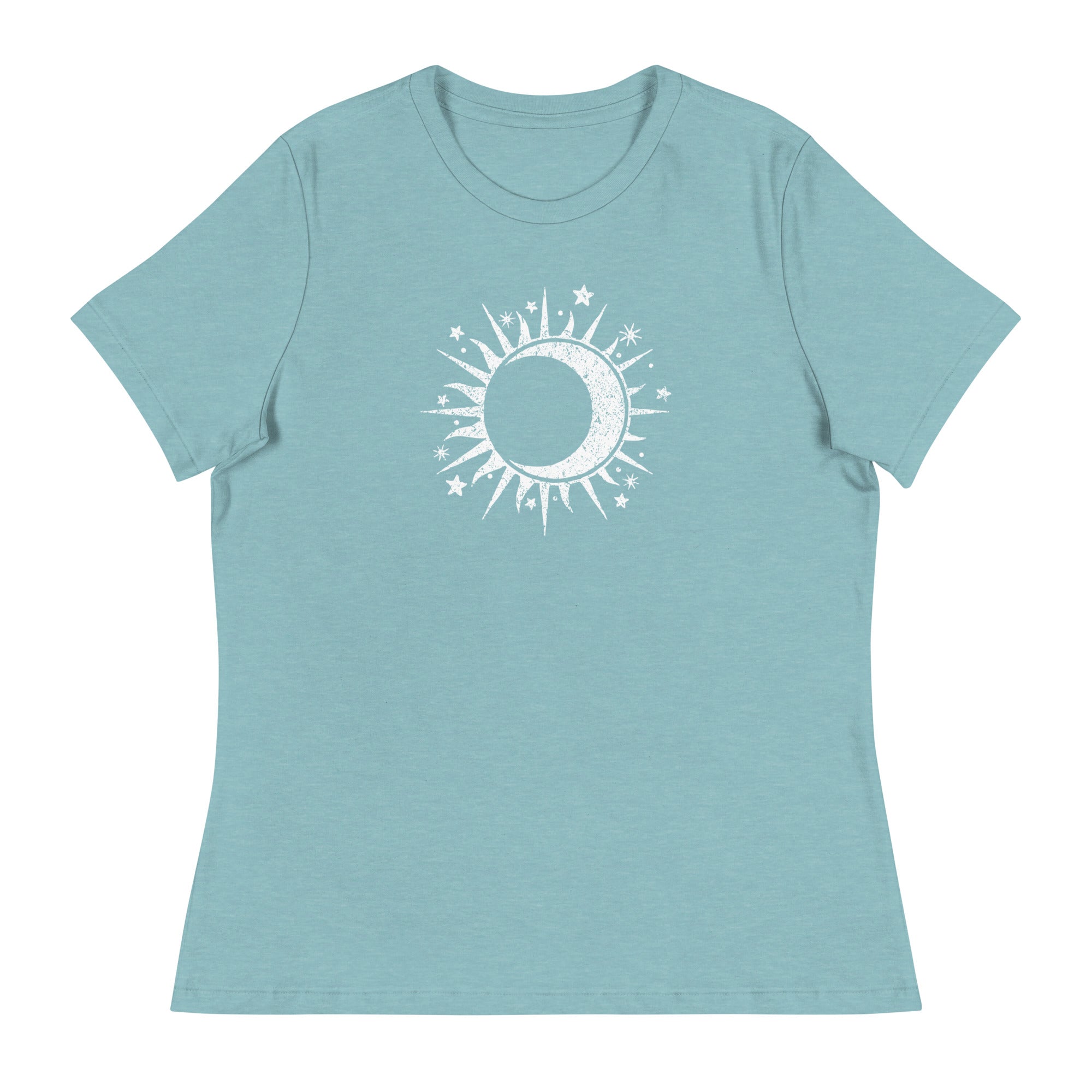 Celestial Sun & Moon Women's Relaxed T-Shirt、mySite、camillekostekn