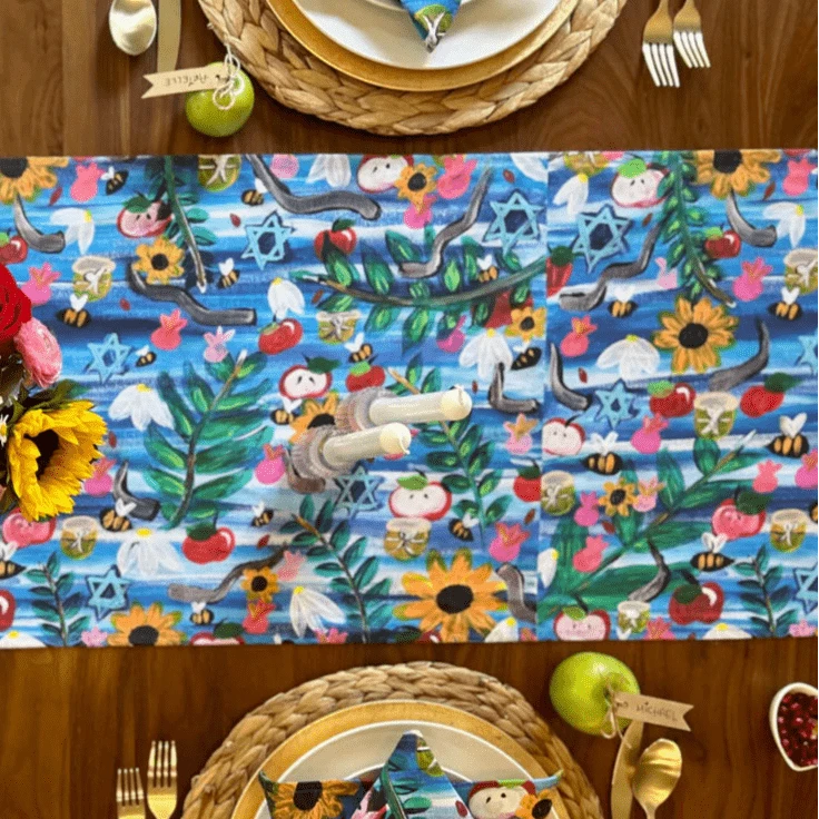 Rosh Hashanah Garden Table Runner、mySite、topwebapps