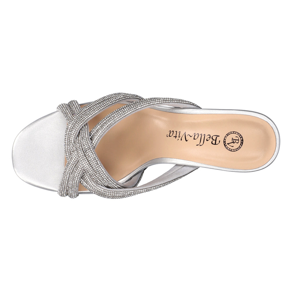 Carmen Rhinestone Metallic Block Heel Sandals、mySite、gtrtttuynbv