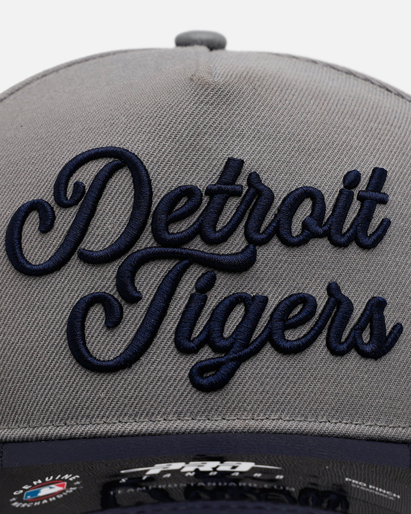 Pro Standard Detroit Tigers 'Sovenir' Pinch Front Strapback Grey/Navy、mySite、zt4zffjzw