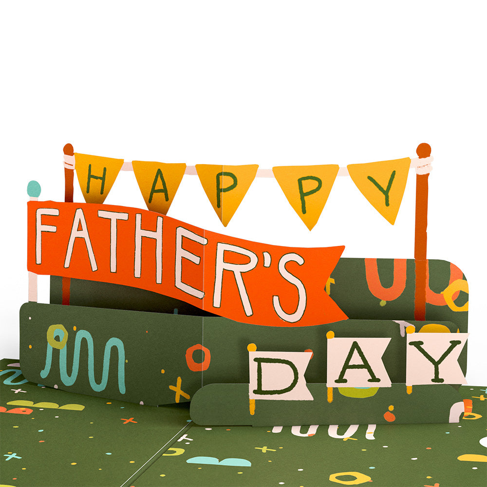 Happy Father's Day Banner Pop-Up Card、mySite、solidvoid