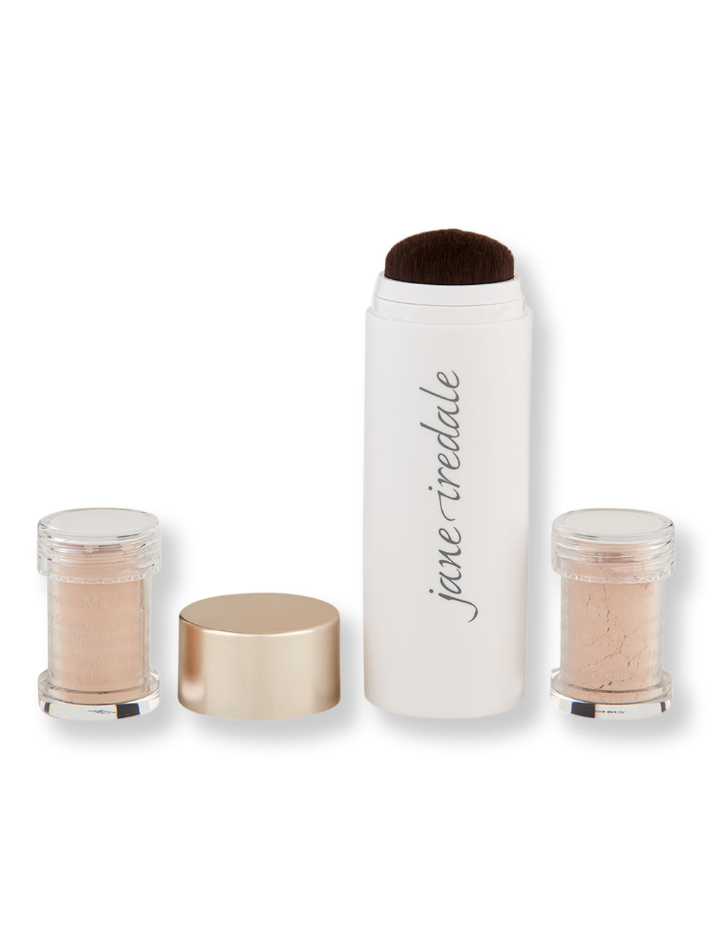 Jane Iredale Powder-Me SPF 30 Dry Sunscreen Refillable Brush + 2 Refills、mySite、gigharbornorthrealestate