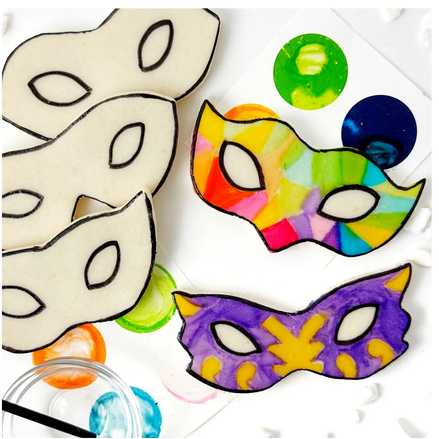  Paint-Your-Own Purim Masks Marzipan、mySite、elrpsem3k