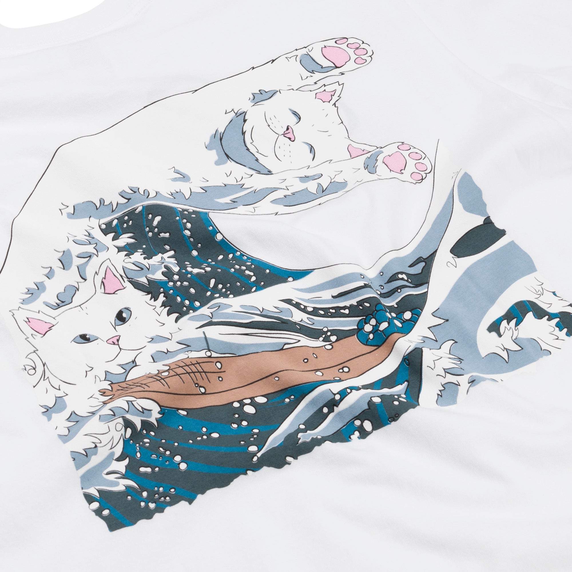  The Great Wave Of Nerm Tee (White)、mySite、merchandisen
