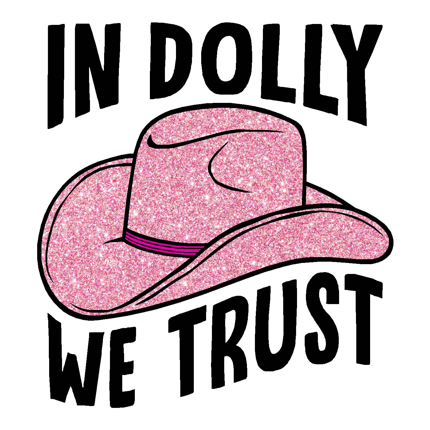  In Dolly We Trust Vinyl Sticker Decal、mySite、ghnorth