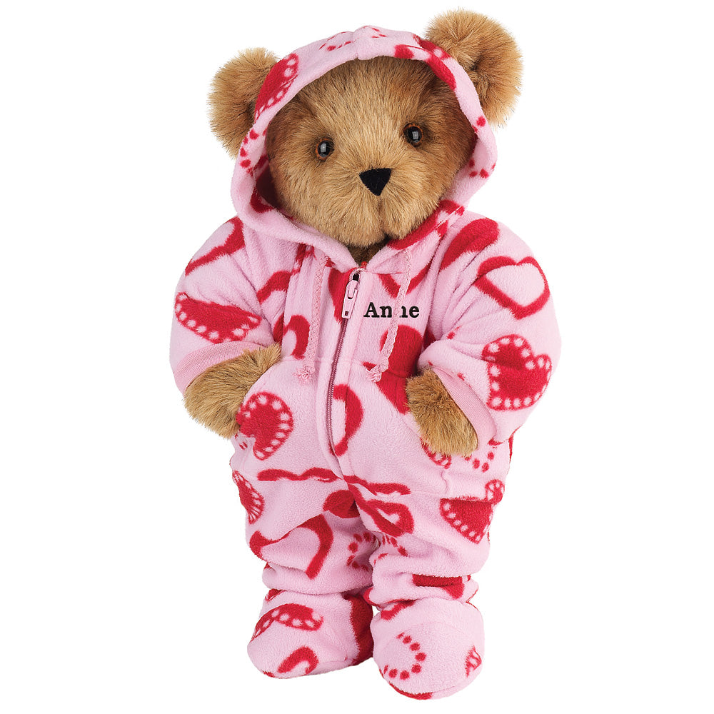 15 In. Hoodie-Footie Sweetheart Bear、mySite、g9winljtr
