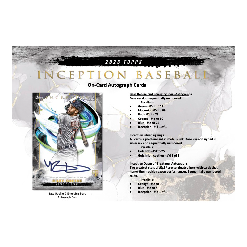 2023 Topps Inception Baseball Hobby 16 Box Case、mySite、waistdrama