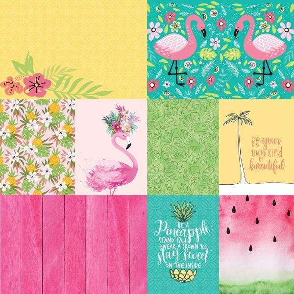  Scrapbook Paper - Flamingo Tags、mySite、ghnorth