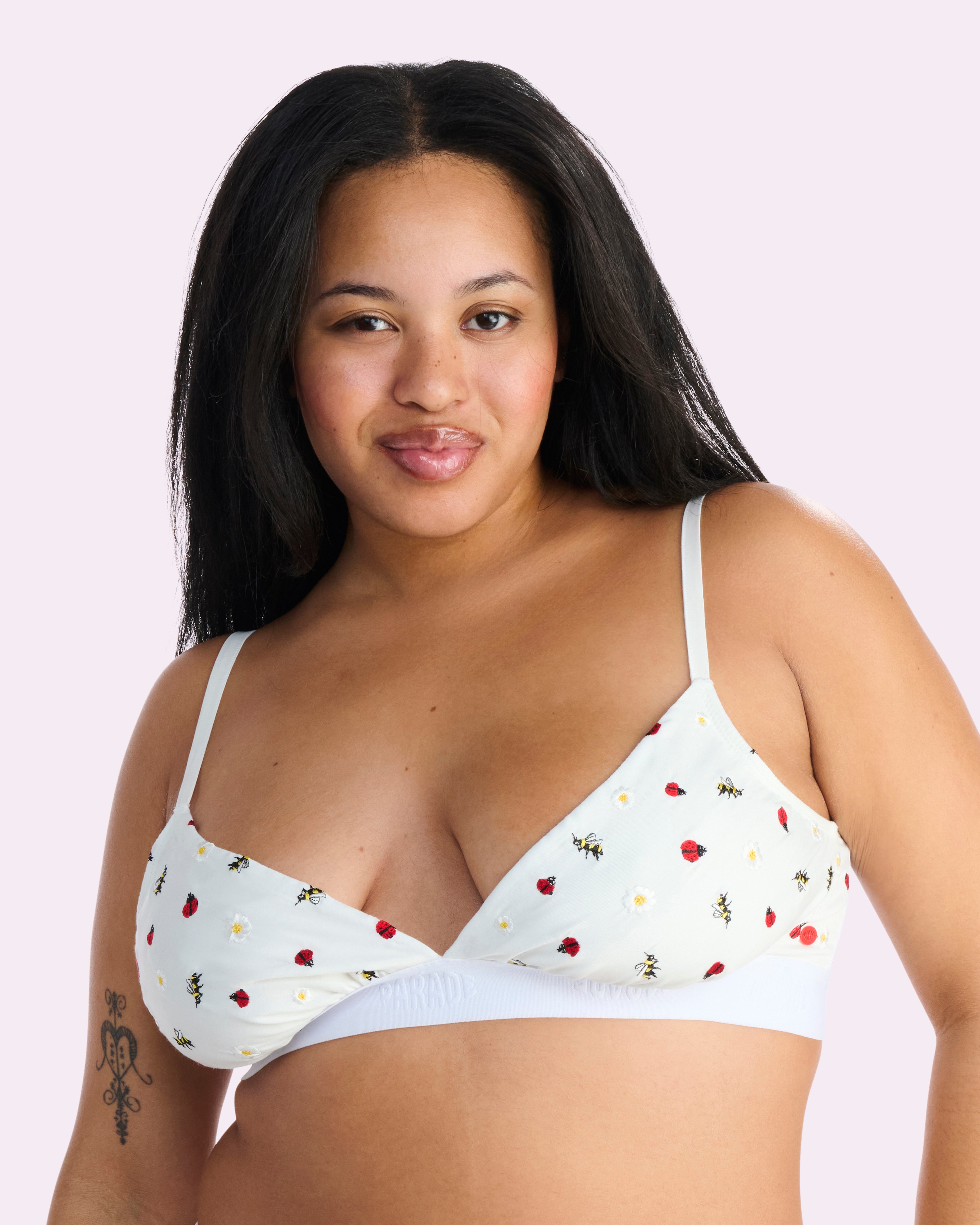 Parade Poplin Triangle Bralette | Parade Poplin (Garden Embroidery)、mySite、bengalsvssteelers