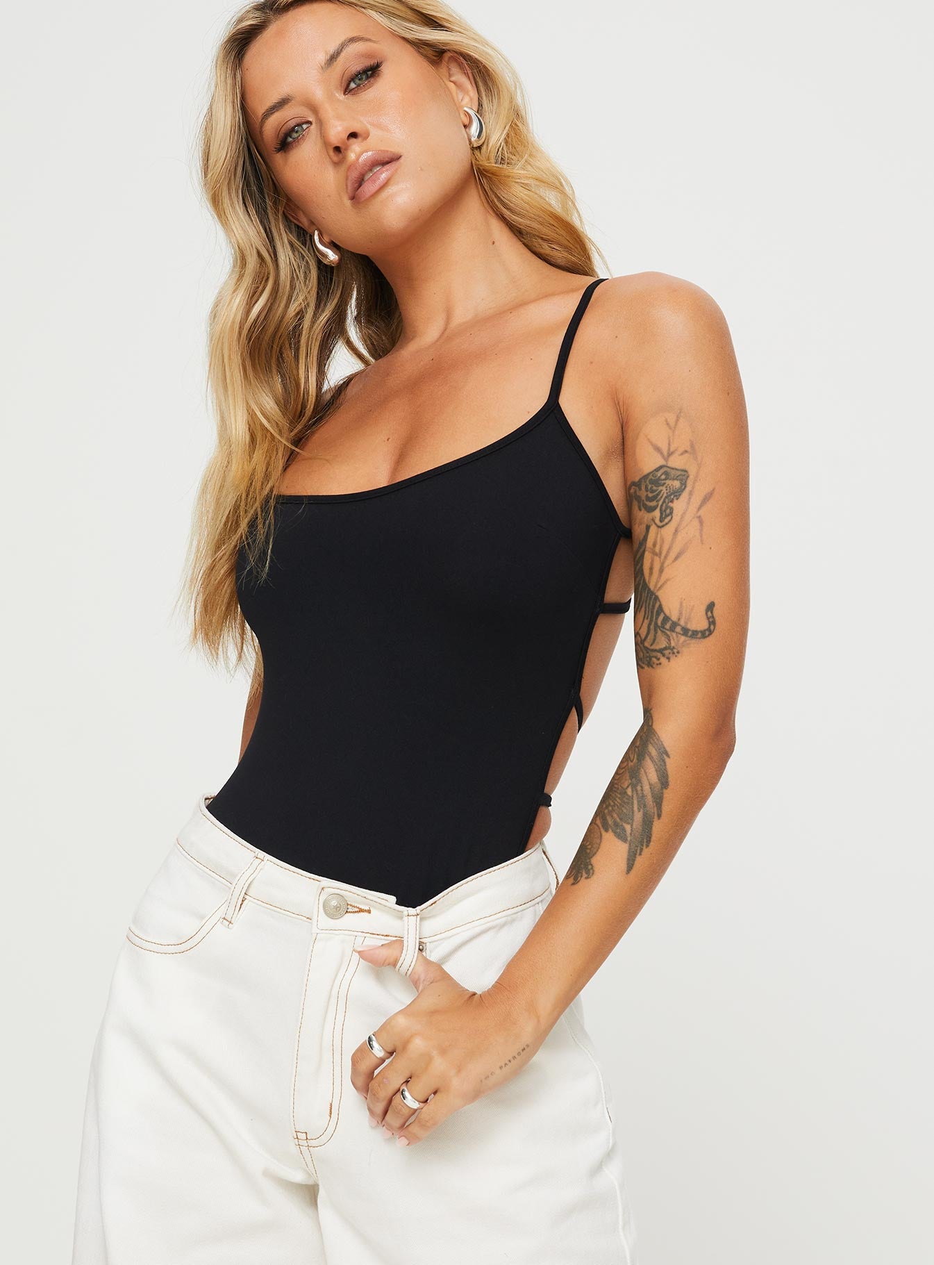 All Tied Up Bodysuit Black、mySite、solidvoid