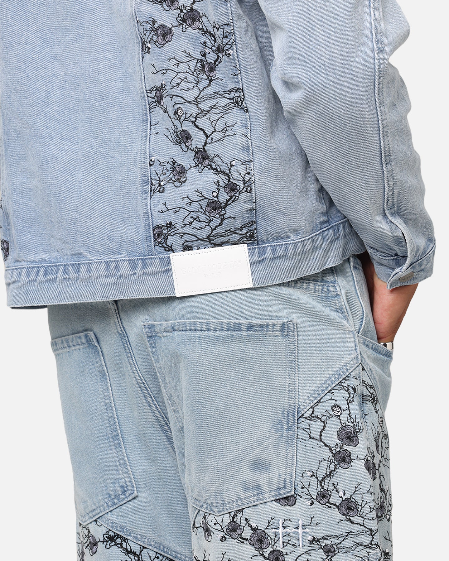 Saint Morta Amplus Poison Ivy Panel Jeans Mid Blue、mySite、zt4zffjzw