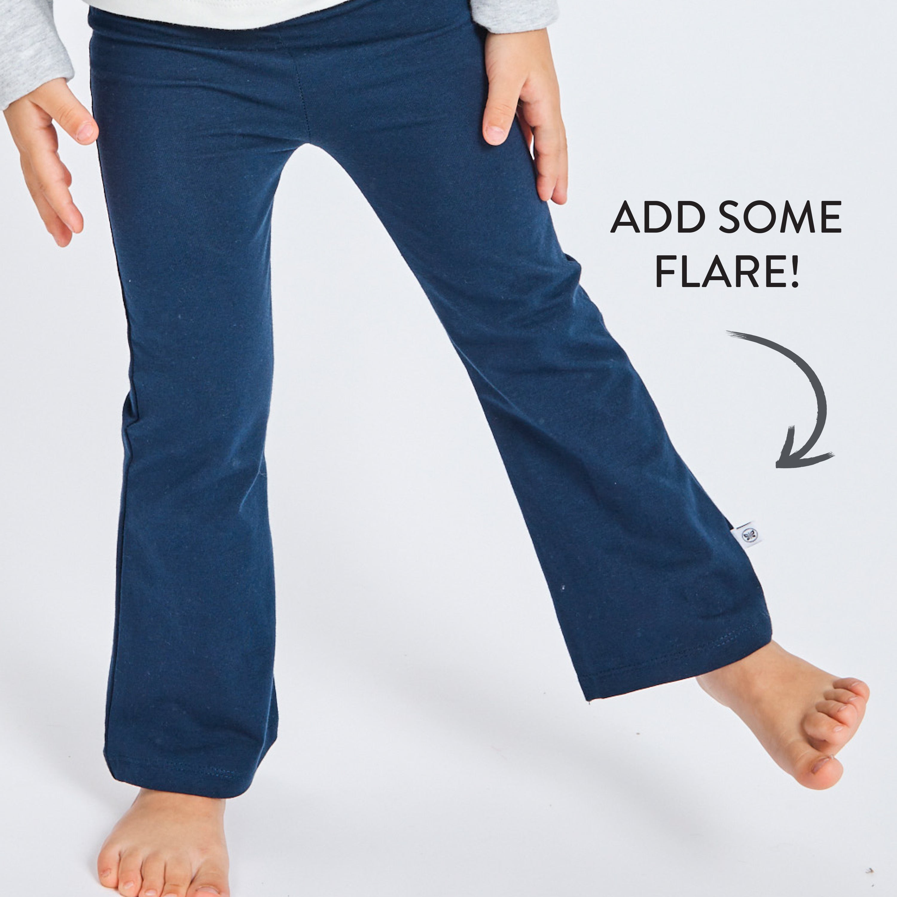  2-Piece Long Sleeve Ruffle Shoulder Bodysuit & Flare Legging Set、mySite、layawaytickets