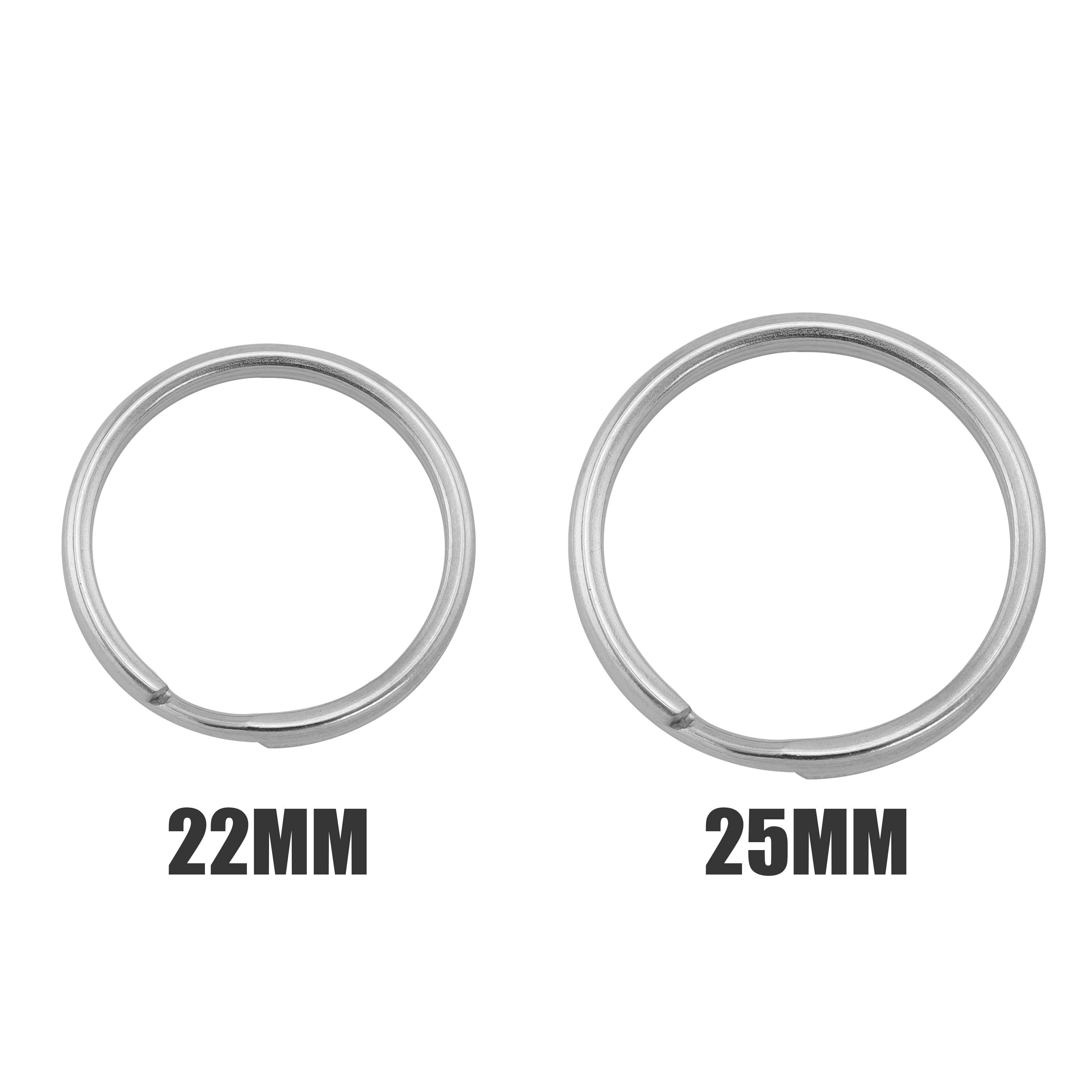 10 Pack - Stainless Steel Key Ring / SBB0048、mySite、dreamappss