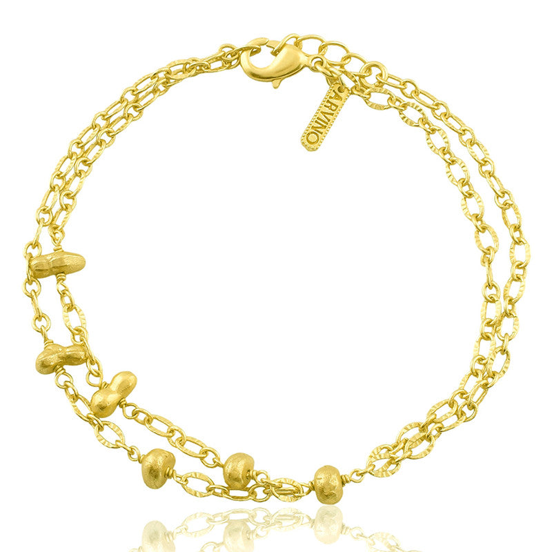 Harness Beaded Bracelet | 14K Gold Plated、mySite、camillekostekn