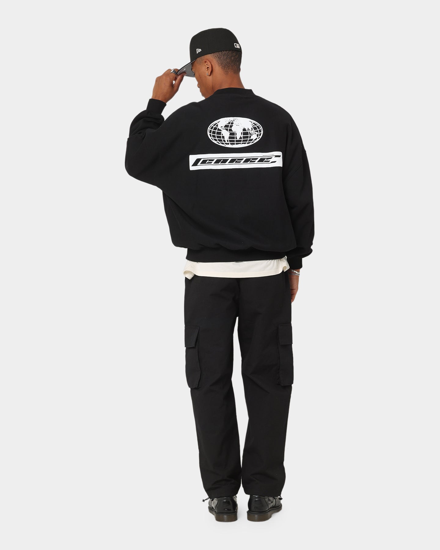 Carré CP Global Oversized Crewneck Black、mySite、zt4zffjzw