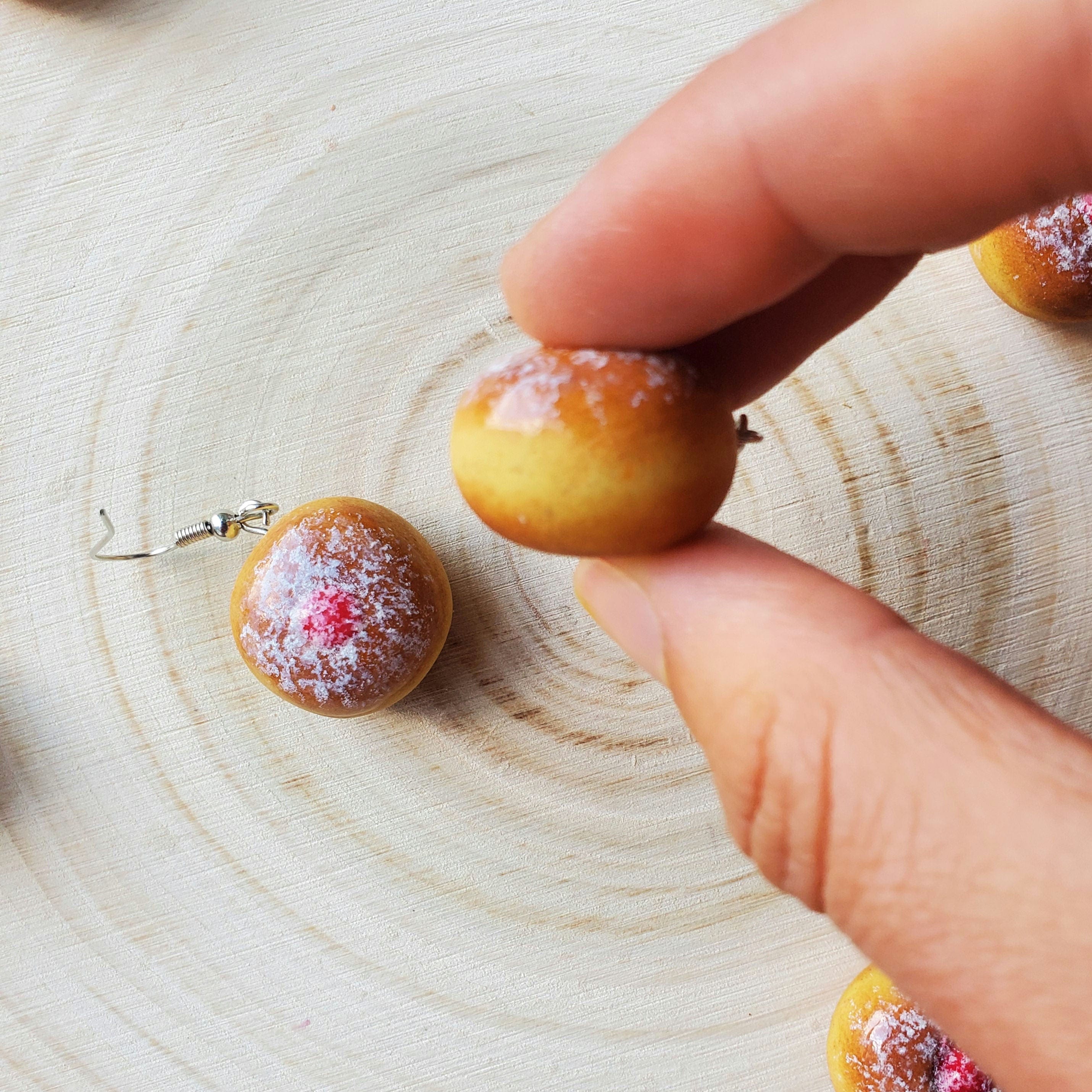 Clay Sufganiyot Earrings、mySite、topwebapps