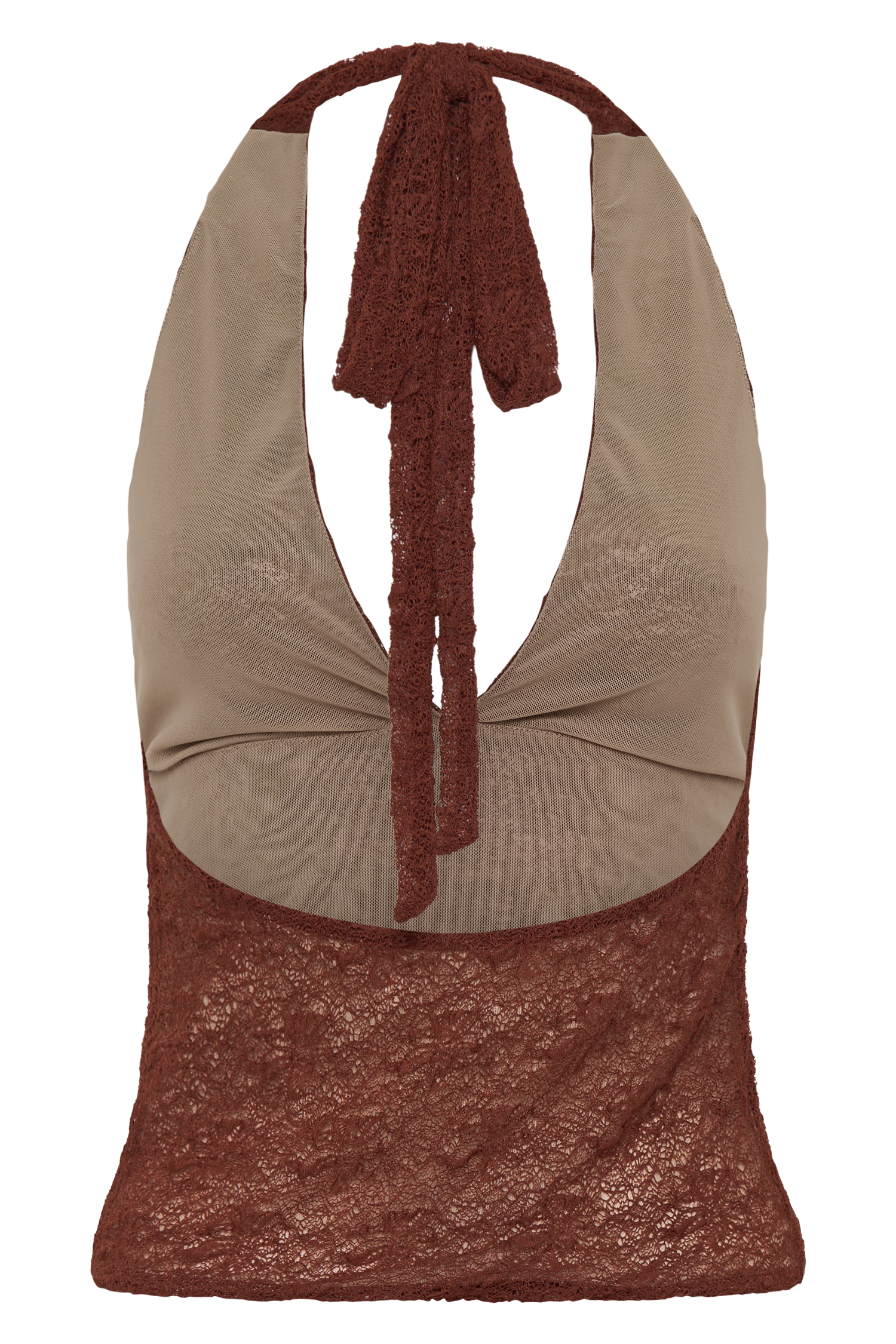 Asher Sheer Lace Halter Top - Chilli、mySite、solidvoid