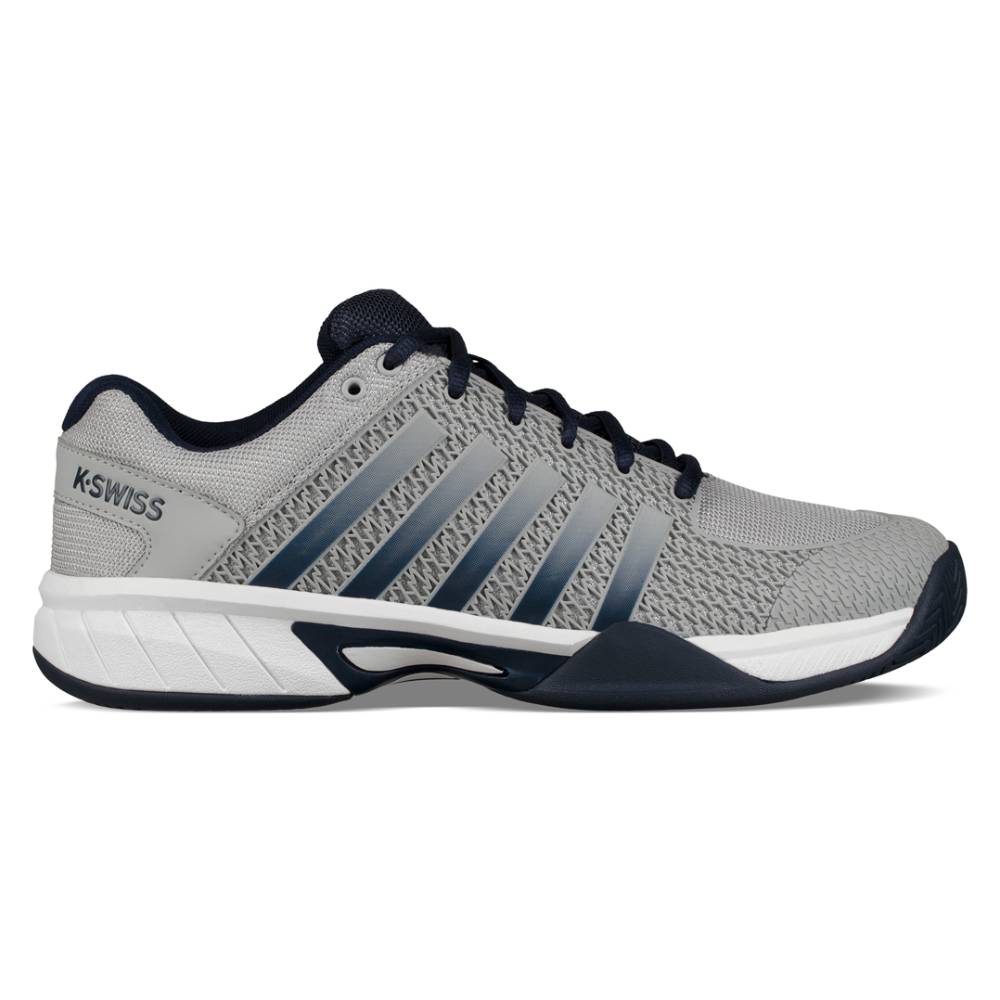 K-Swiss Express Light Wide Men's Pickleball Shoe (Grey/Navy/White)
