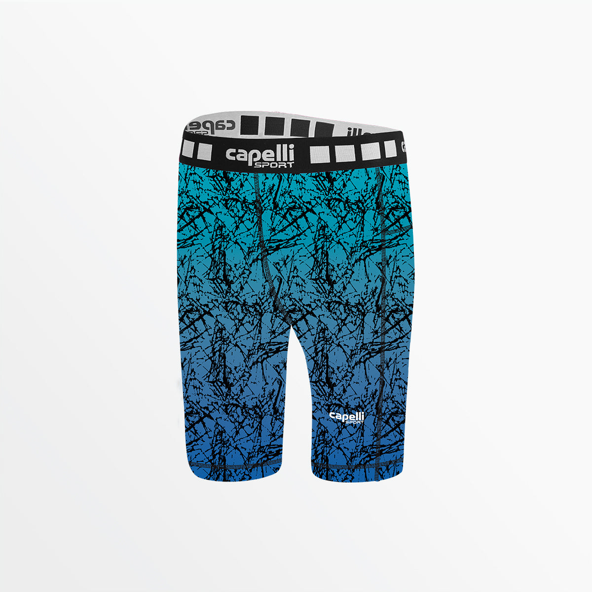 GIRL'S DISTRESSED OMBRE BIKER SHORTS