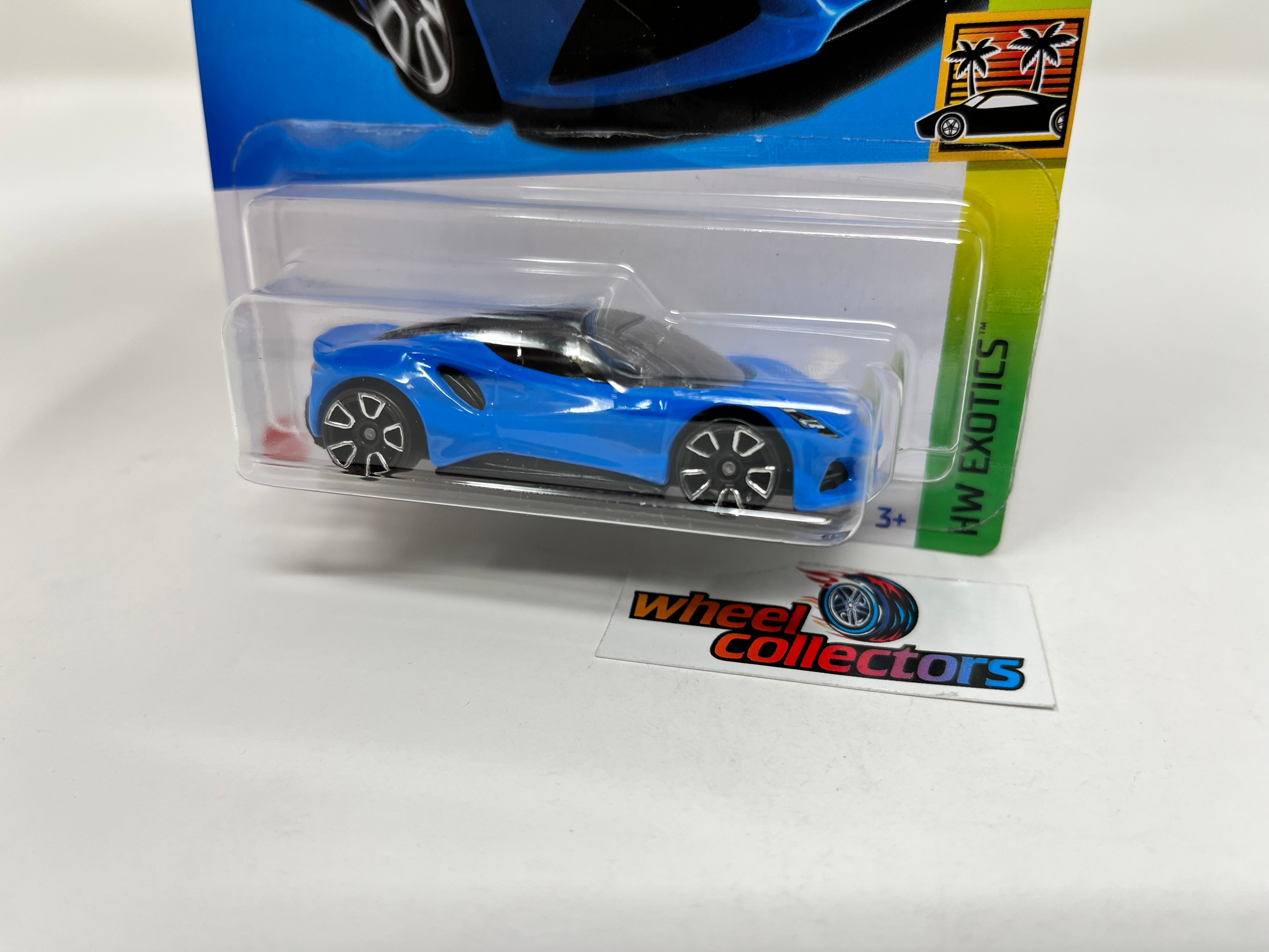 Lotus Emira #247 * Blue * 2022 Hot Wheels International Card、mySite、hgirdovlk