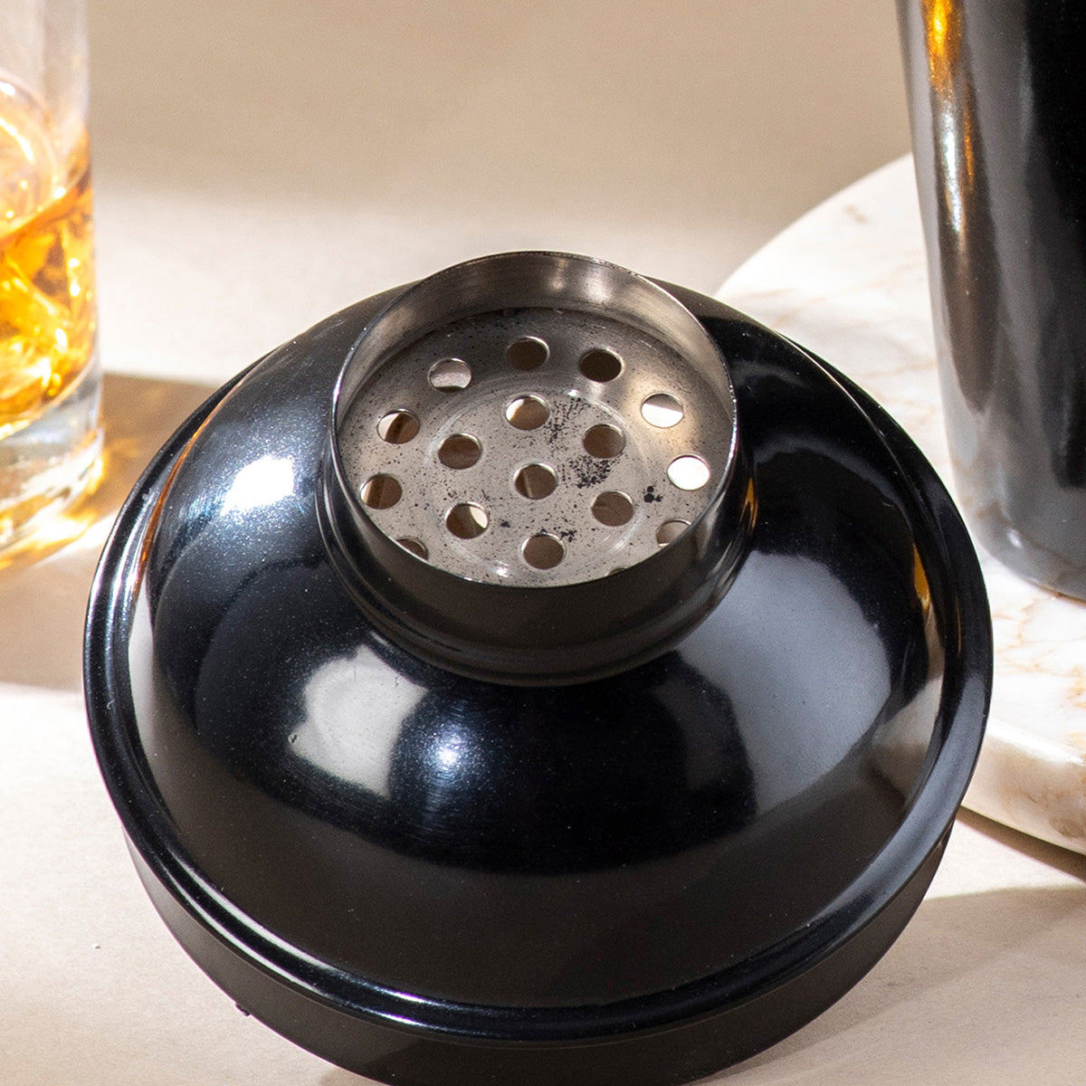 Stainless Steel Cocktail Shaker | Black | 500 ml、mySite、camillekostekn