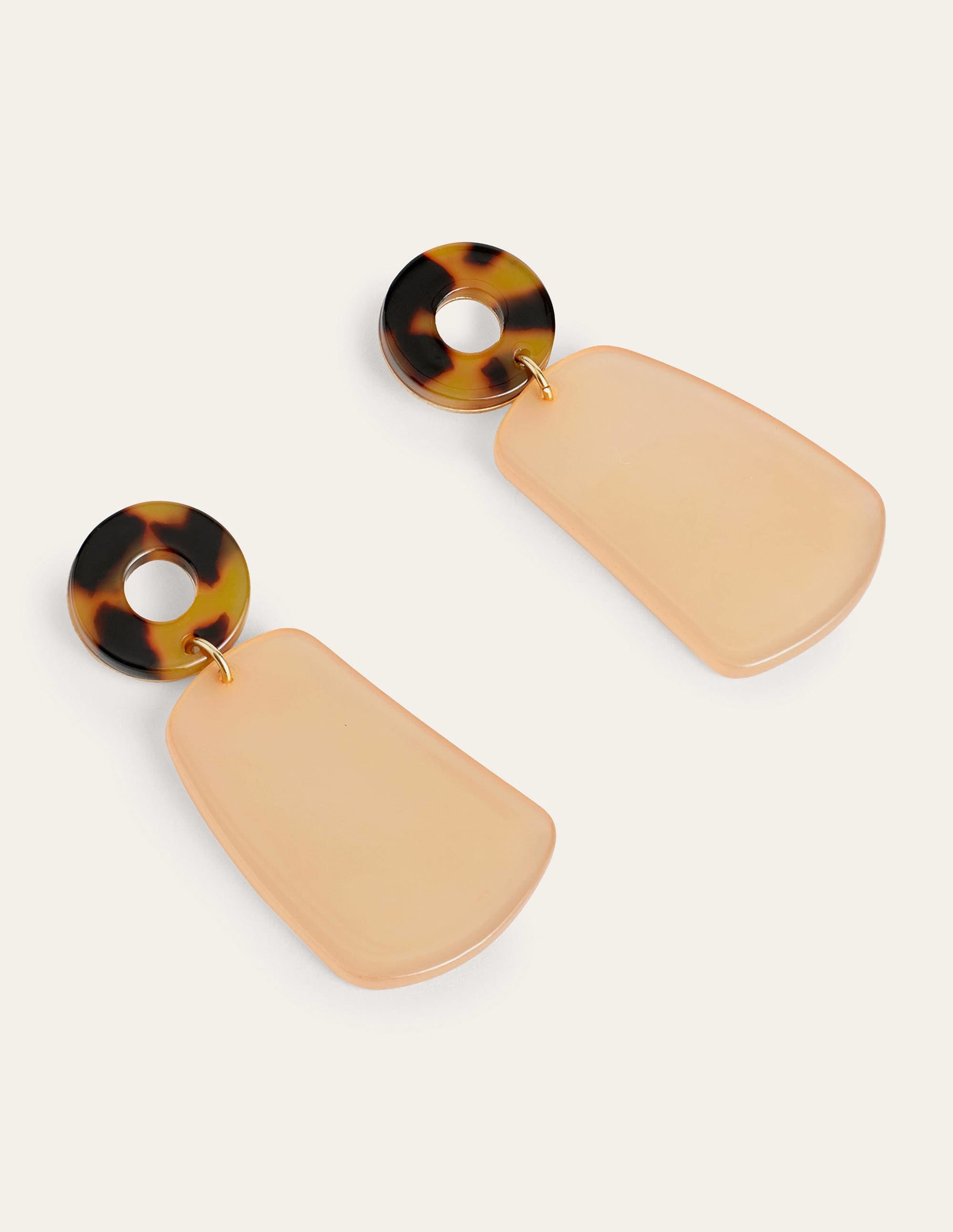 Resin Drop Earrings-Tortoise、mySite、ashleygrahame