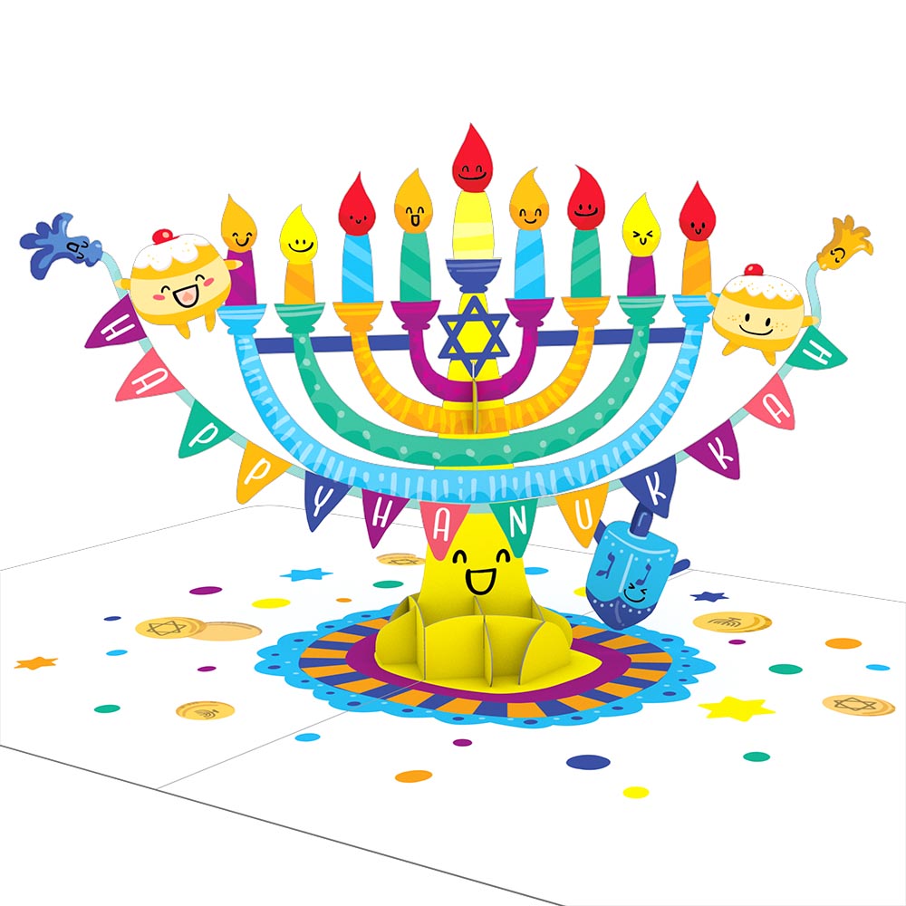 Playpop Card™: Hanukkah Menorah、mySite、solidvoid