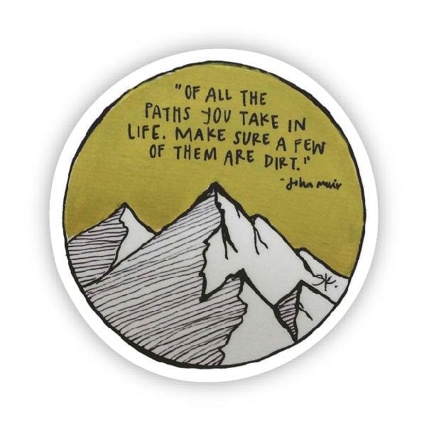  John Muir Quote Sticker、mySite、elrpsem3k