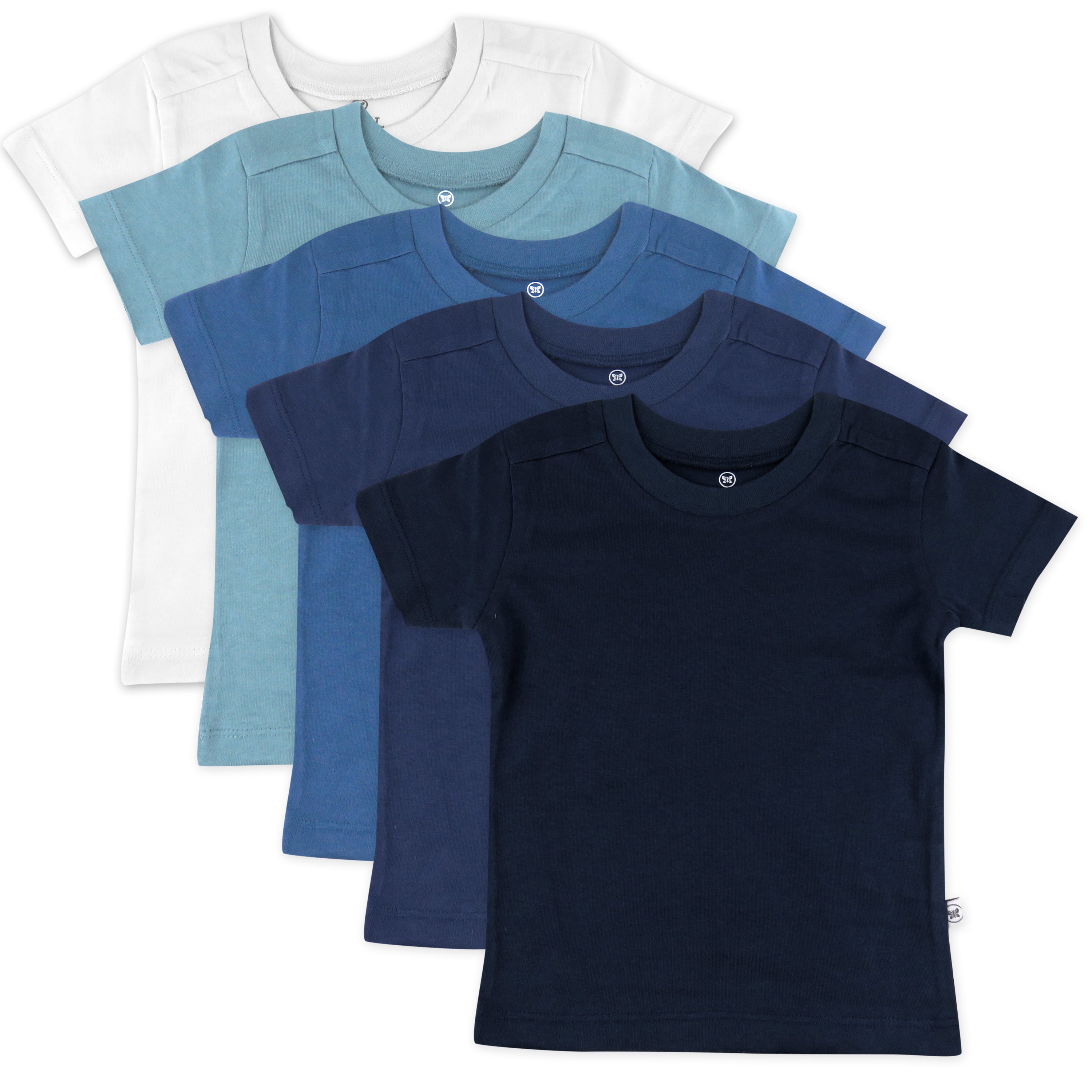  5-Pack Organic Cotton Short Sleeve T-Shirts、mySite、layawaytickets