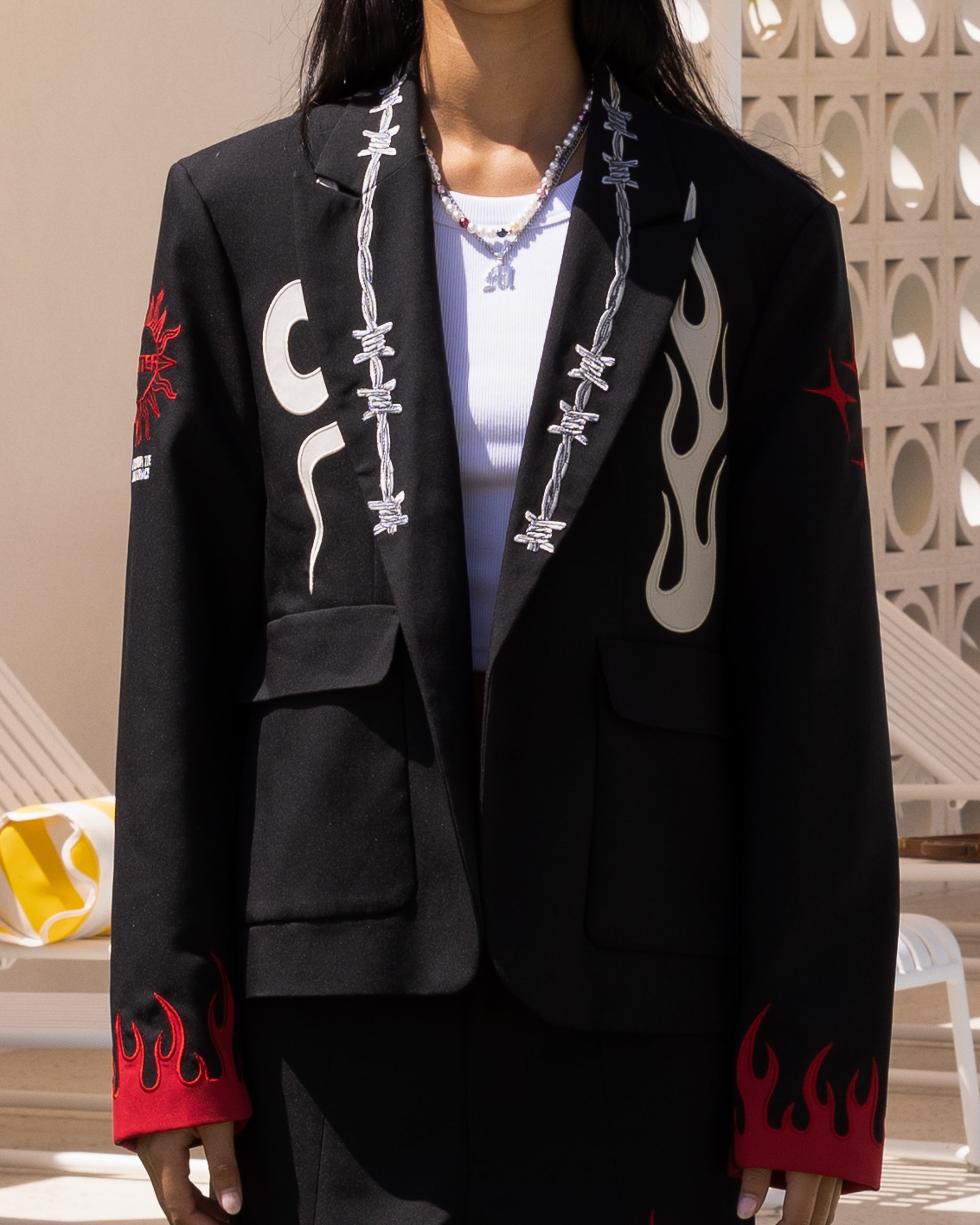 Loiter Western Blazer Jacket Black、mySite、zt4zffjzw