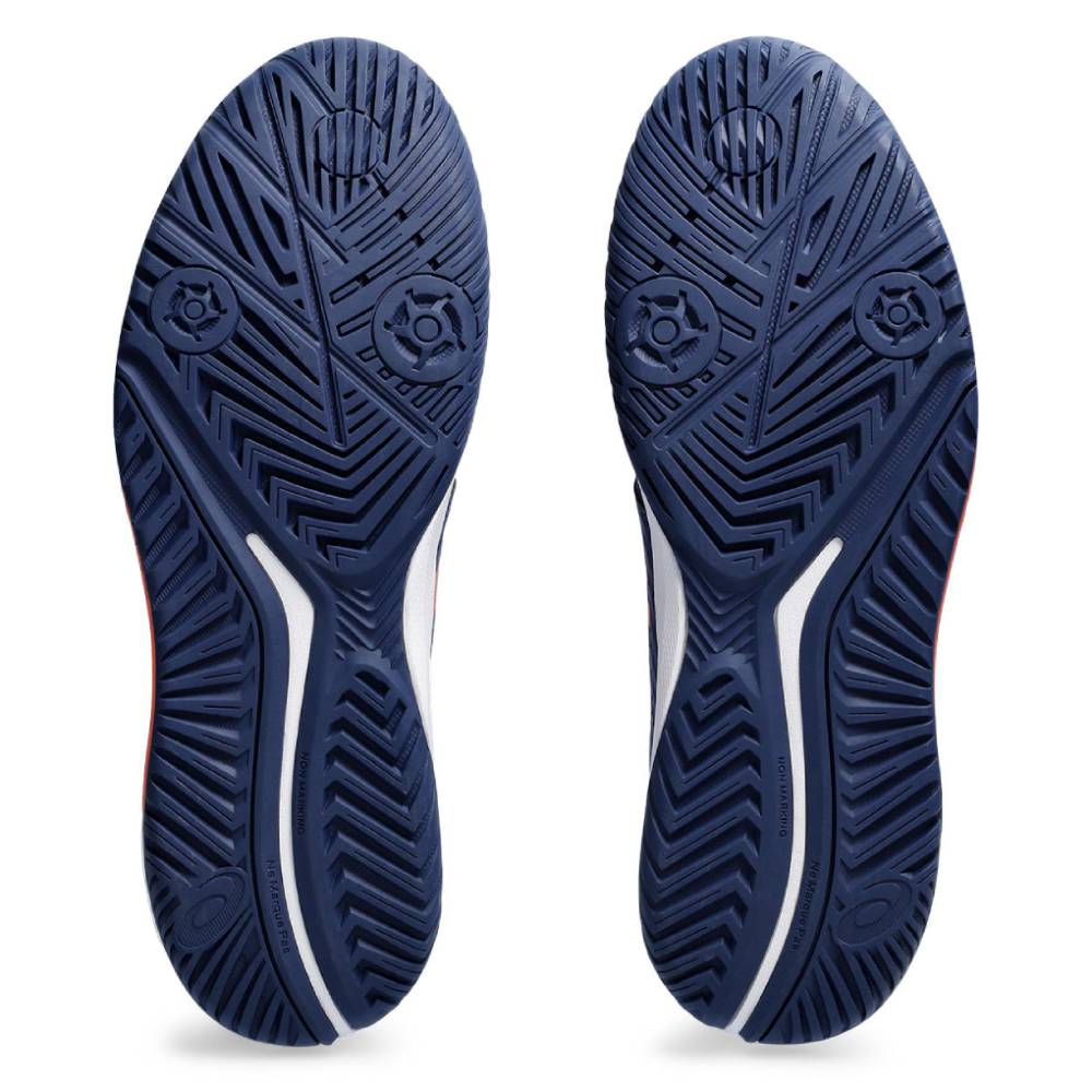 Asics Gel Challenger 14 Men's Tennis Shoe (Blue/Orange)