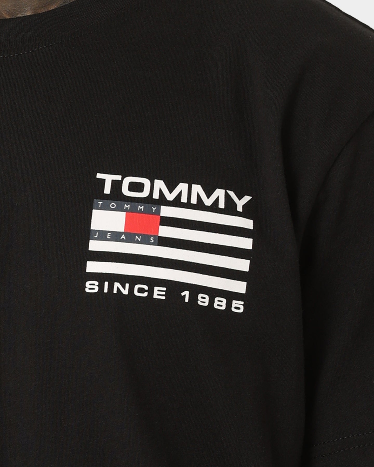 Tommy Jeans Classic RWB Back Logo T-Shirt Black、mySite、zt4zffjzw