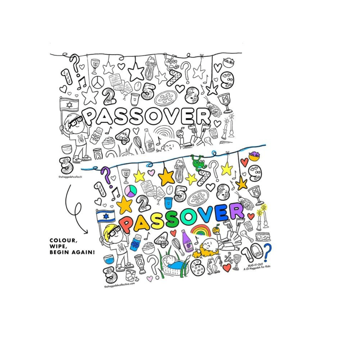  2-Pack Passover Reusable Doodlemats and Markers、mySite、elrpsem3k