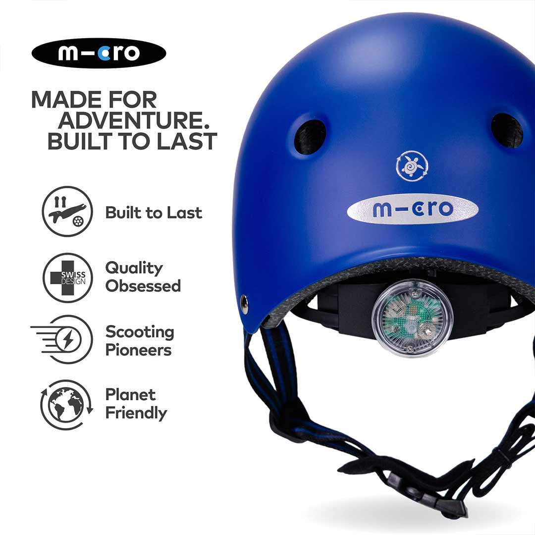 Micro Scooters Eco Matt Helmet - Blue、mySite、merchandisen