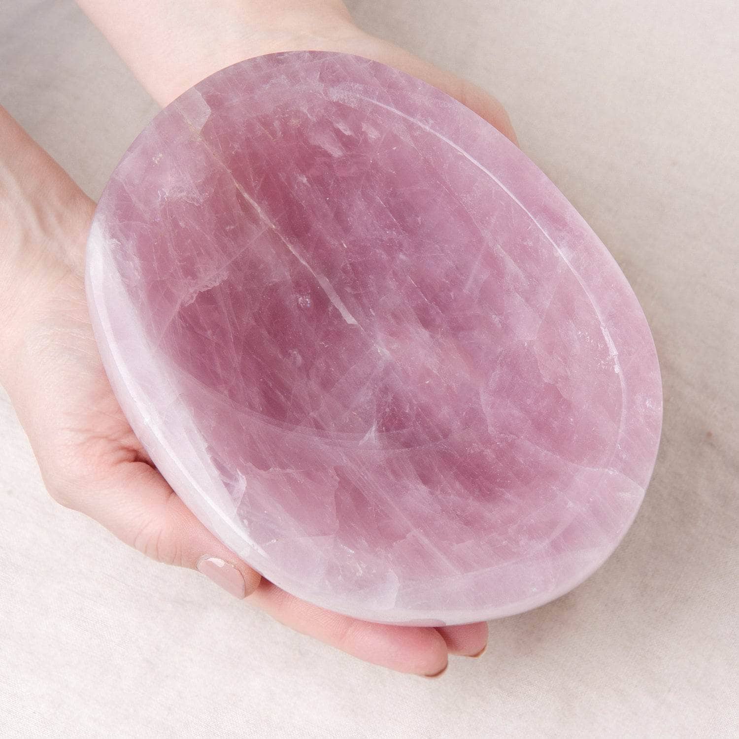 Rose Quartz Crystal Bowls- 1 of a Kind、mySite、hinf8tx79