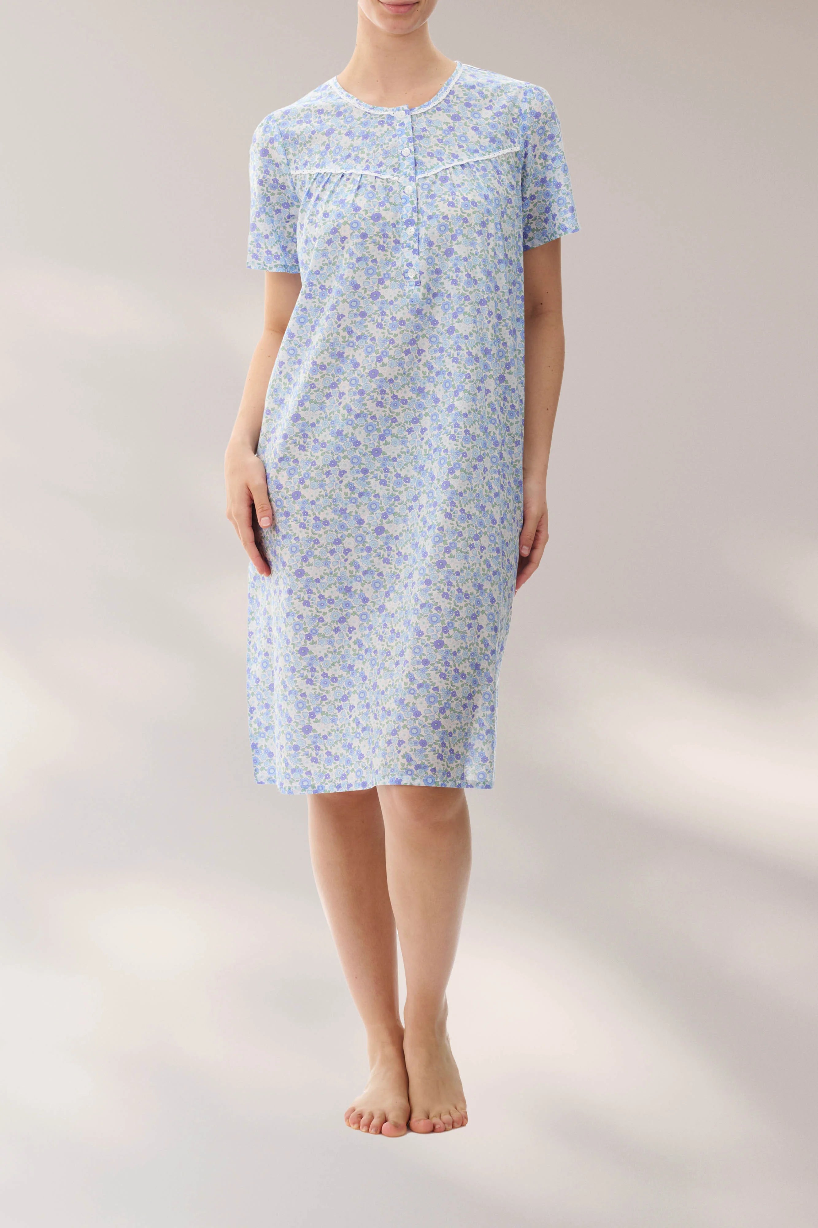  Flora Short Sleeve Nightie、mySite、justintrudeaud